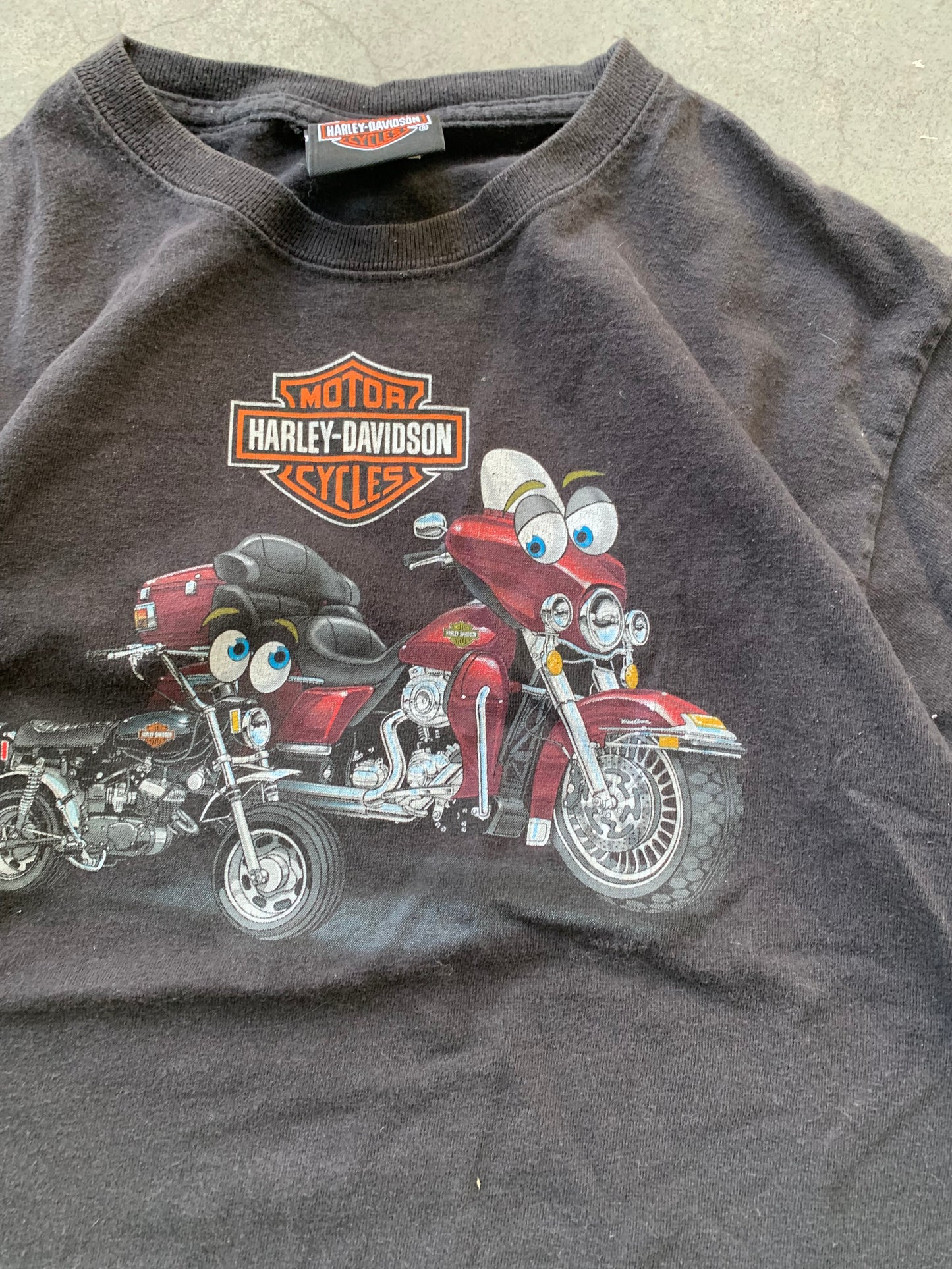 (M) Harley Davidson Baby Tee Style