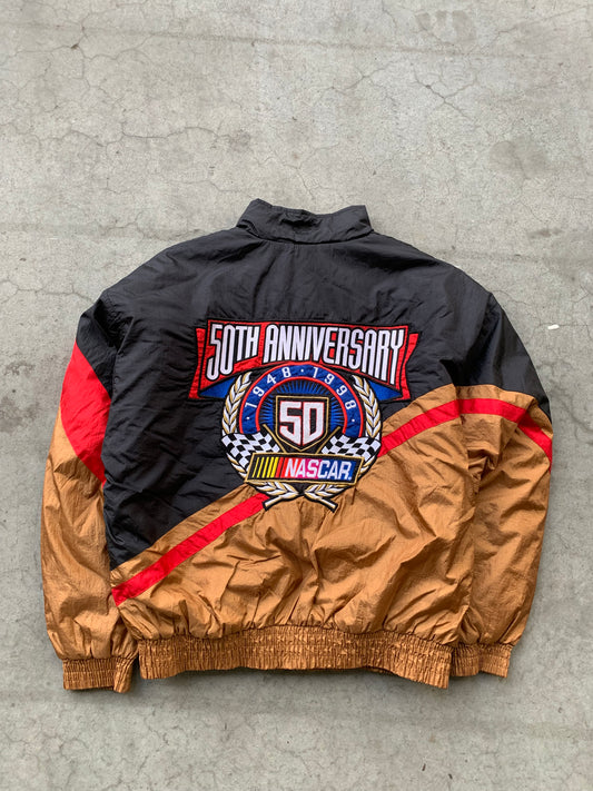 (L/XL) 90’s Nascar 50th Anniversary Nylon Jacket