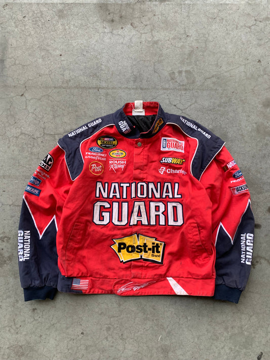 (2X/3X) National Guard Post It Nascar Jacket