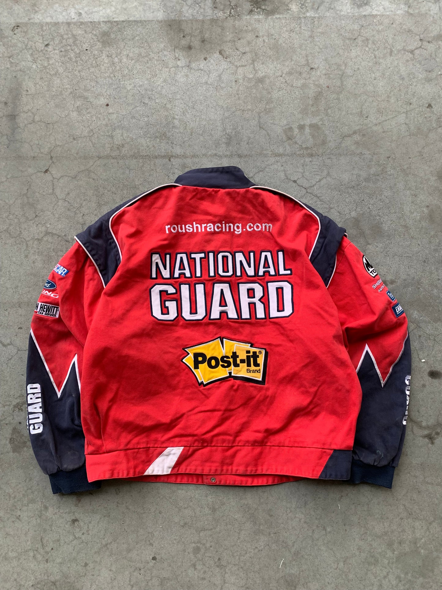 (2X/3X) National Guard Post It Nascar Jacket