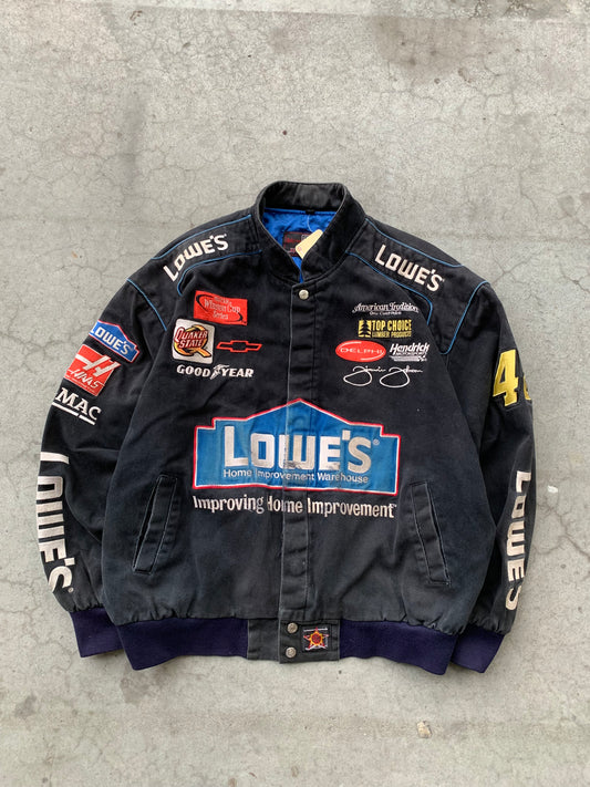 (L/XL) 90’s Sunfaded Lowes Nascar Racing Jacket