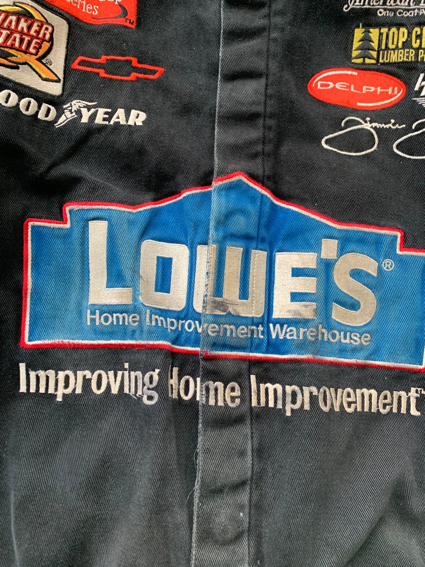 (L/XL) 90’s Sunfaded Lowes Nascar Racing Jacket