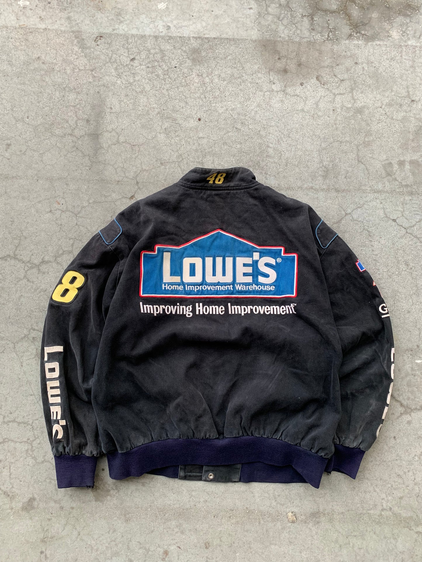 (L/XL) 90’s Sunfaded Lowes Nascar Racing Jacket