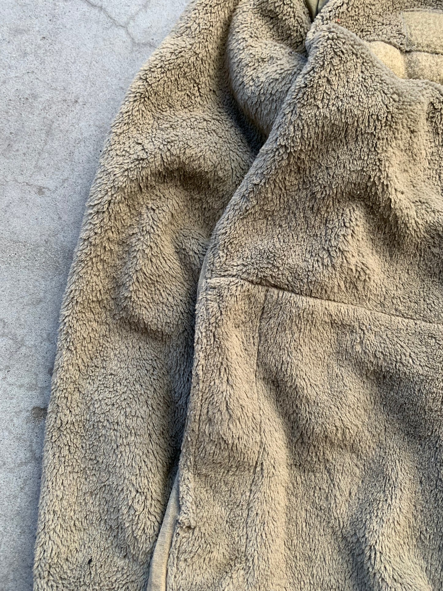 (M) Vintage Military Fleece Zip Up