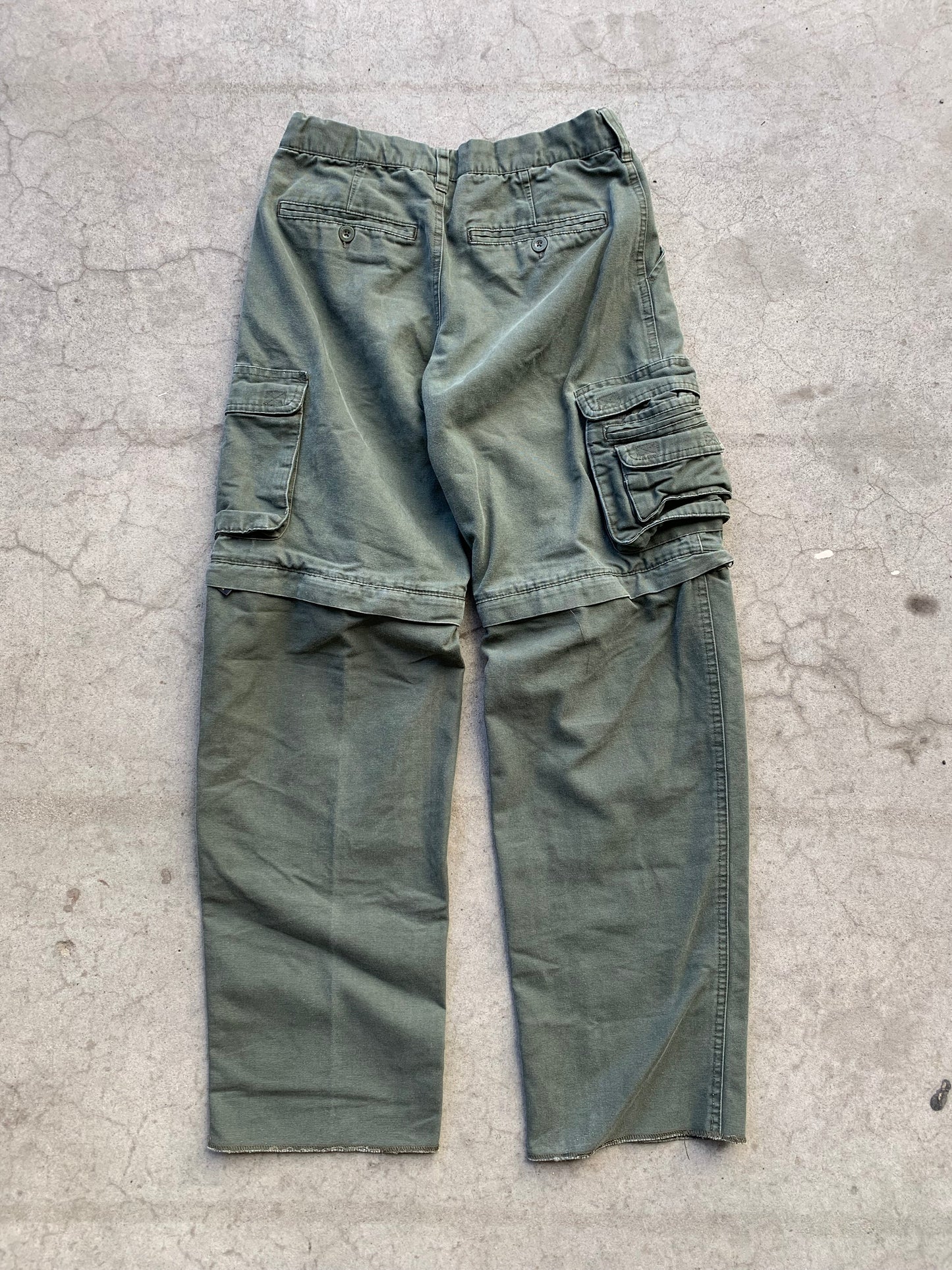 (28”) Green Military Scout Cargos