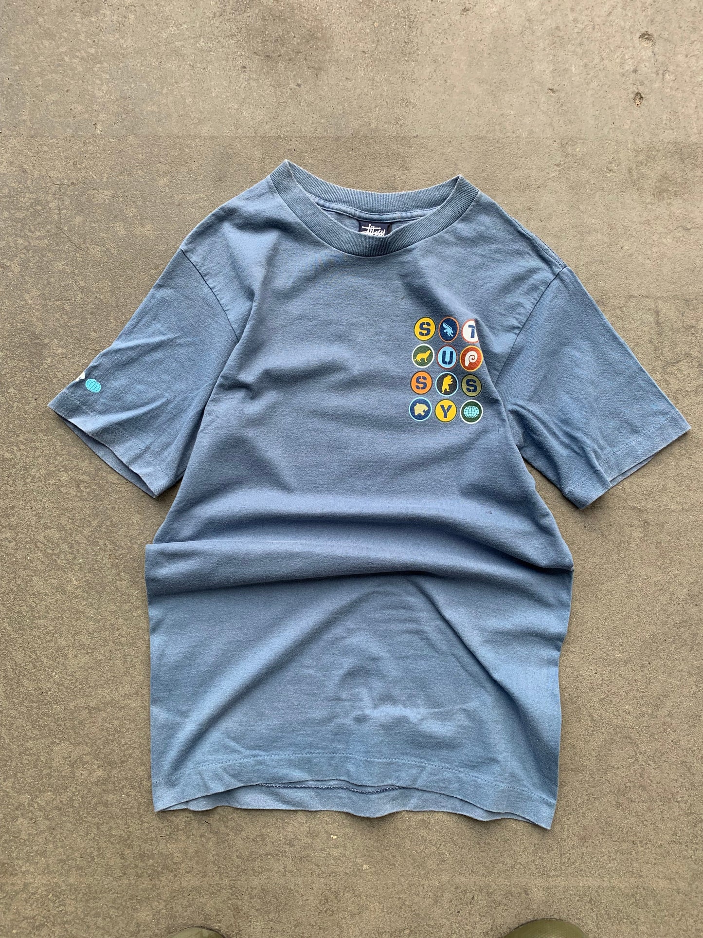 (S) 90’s Stussy Pins Tee