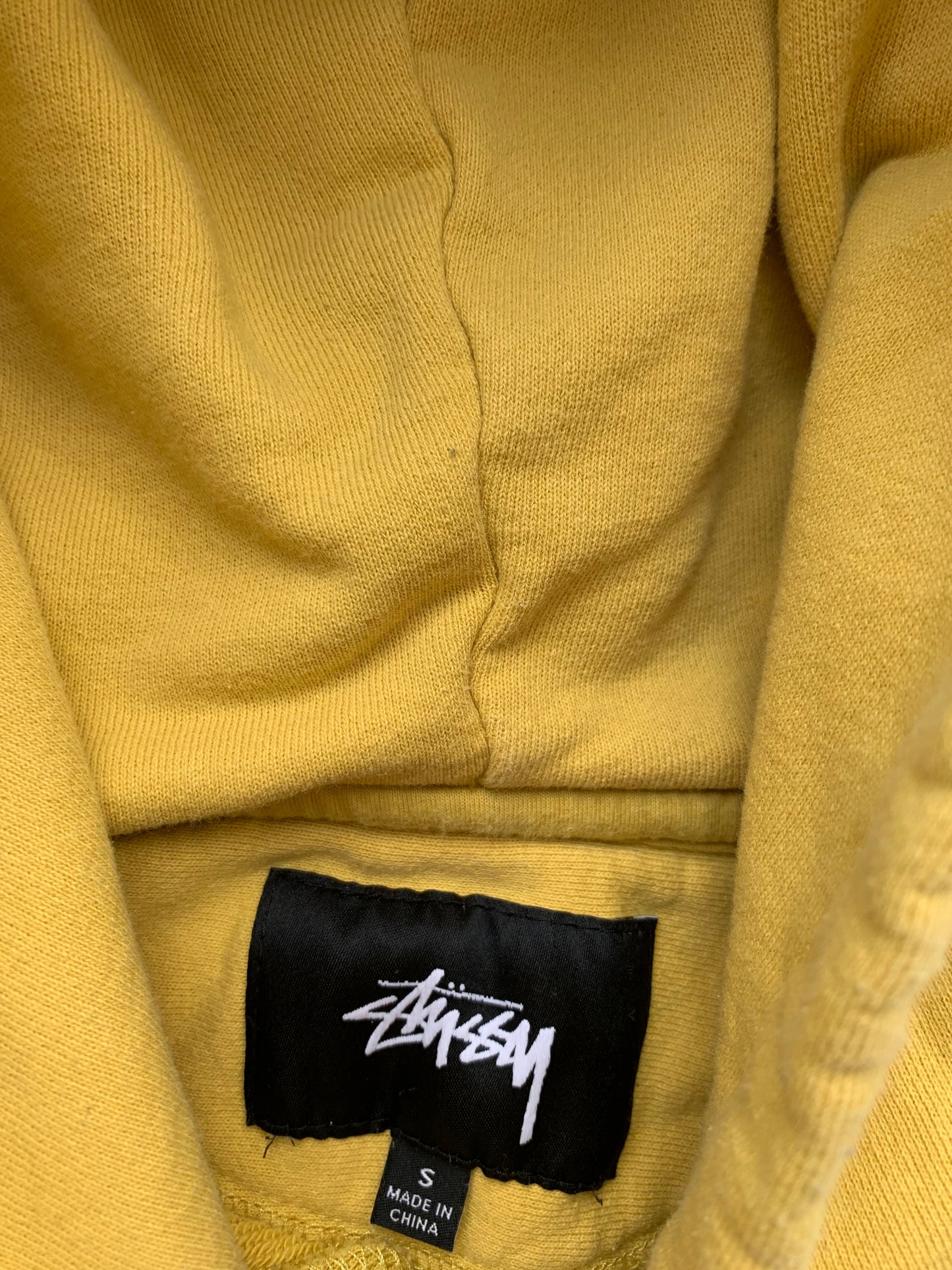 (XS/S) Stussy Yellow Hoodie