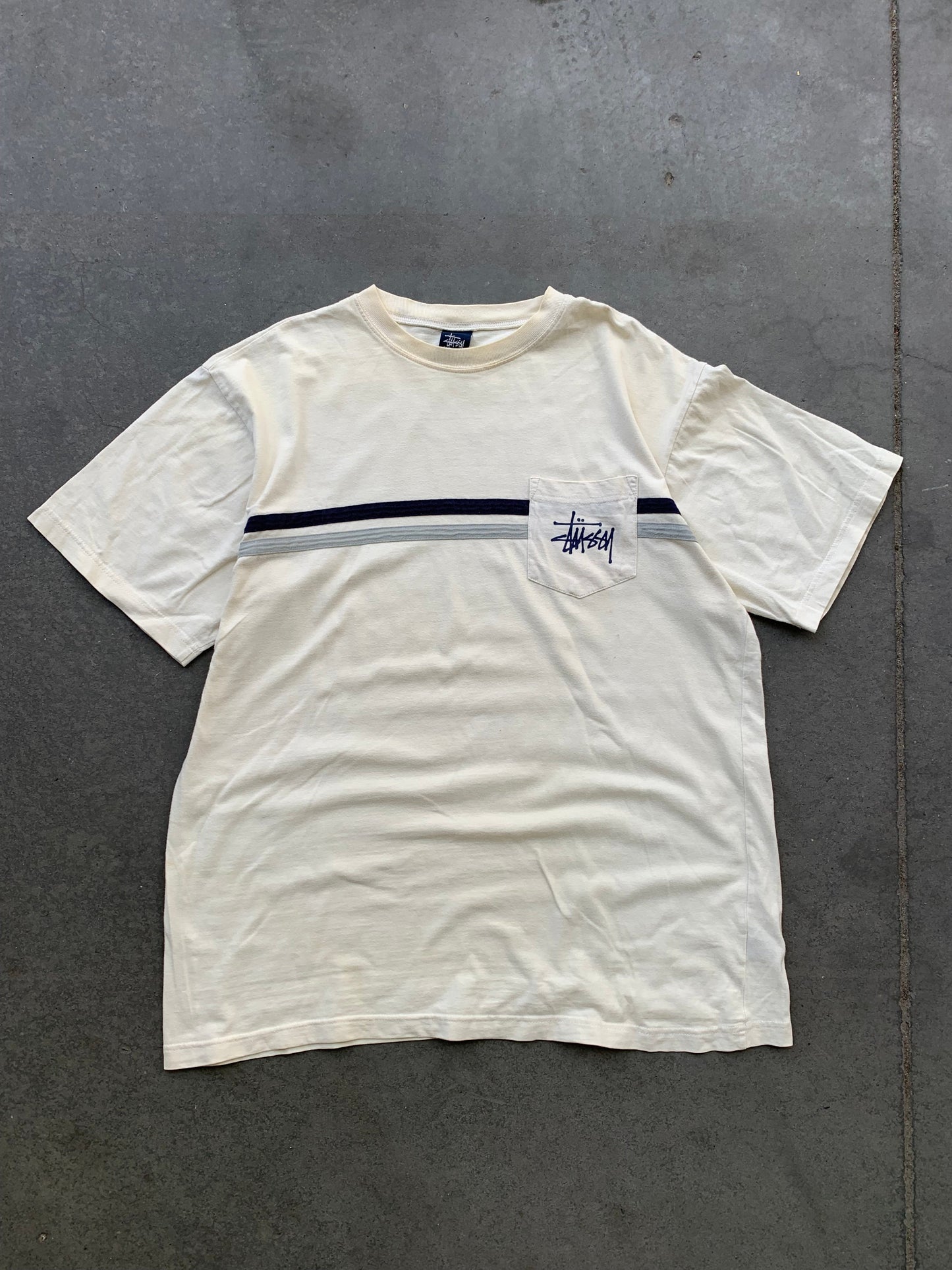 (XL/2X) 90’s Stussy Pocket Tee