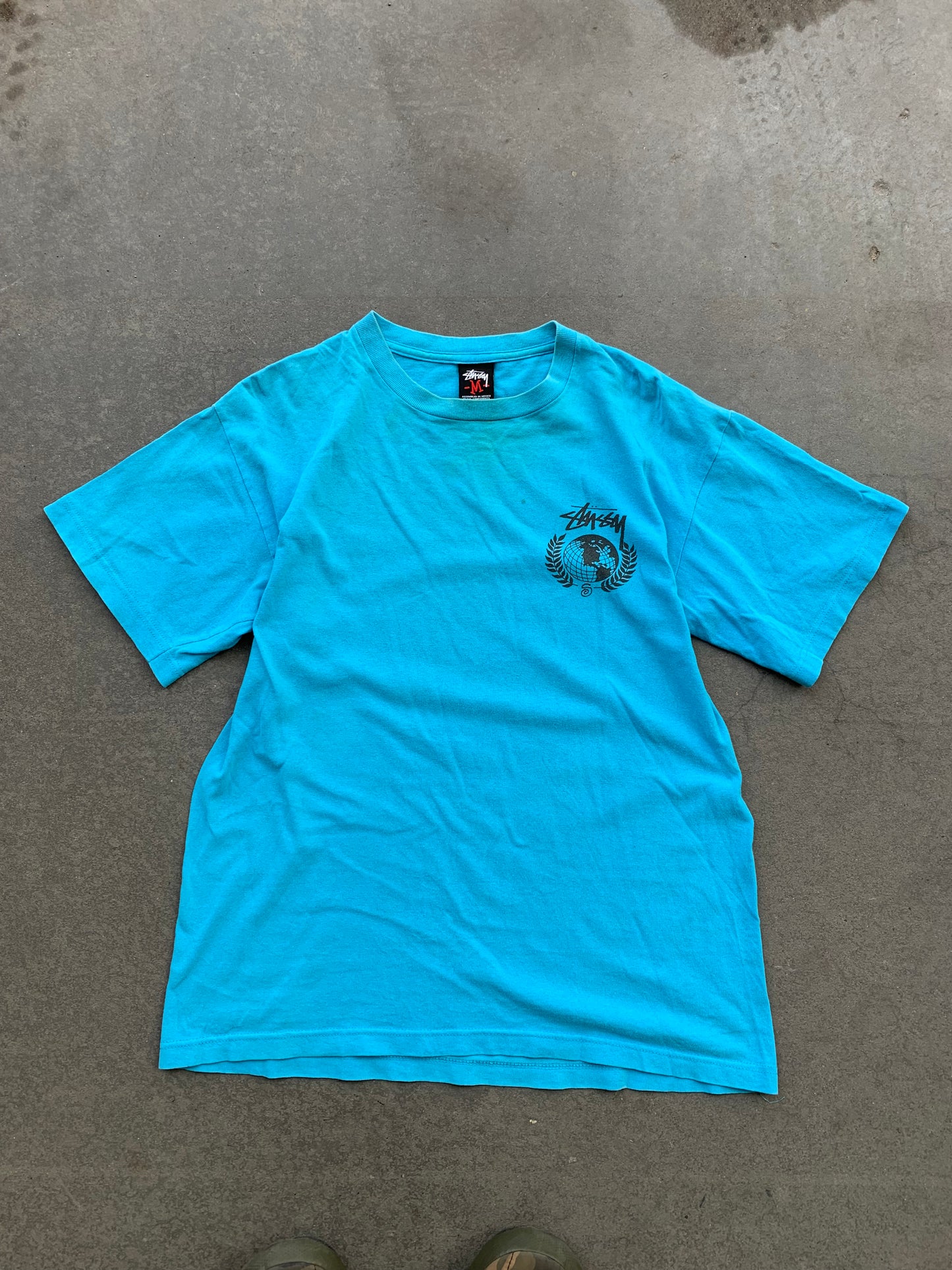 (S) Early 2000s Stussy Earth Tee