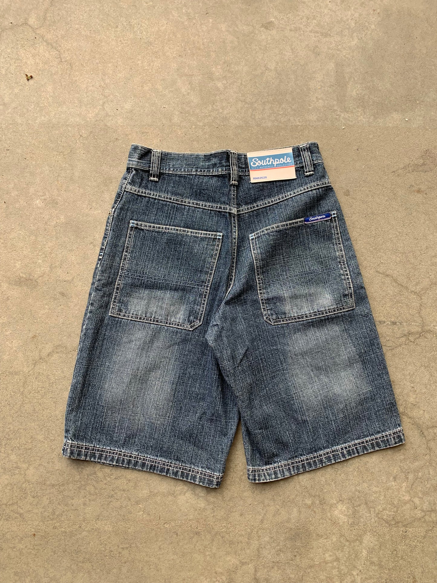 (29”) Y2K Southpole Patches Baggy Jorts