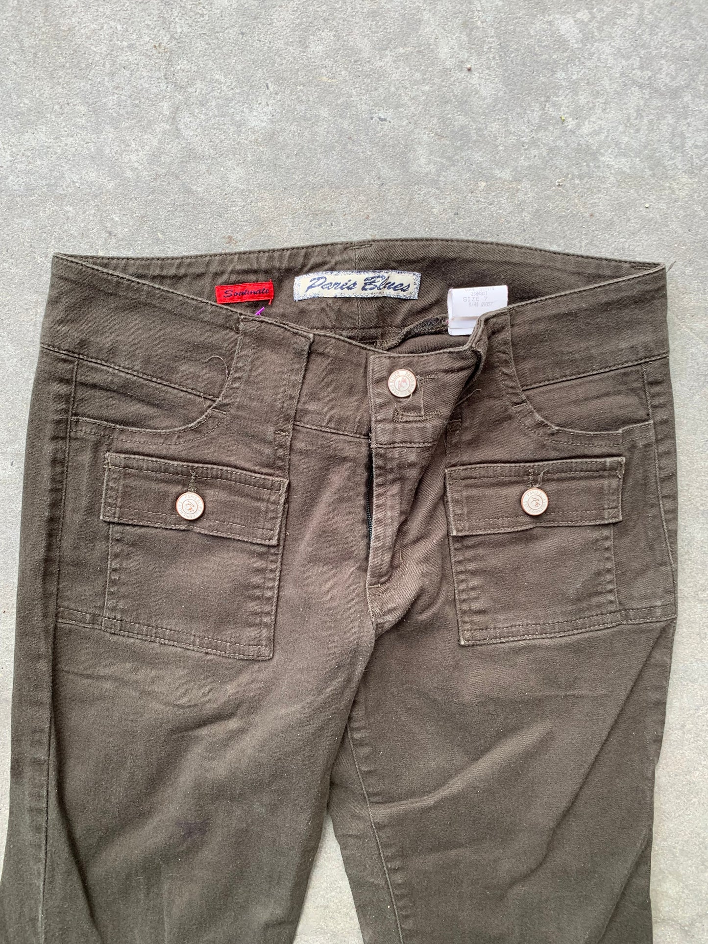 (28”) Early 00’s Paris Blues Multipocket Flares