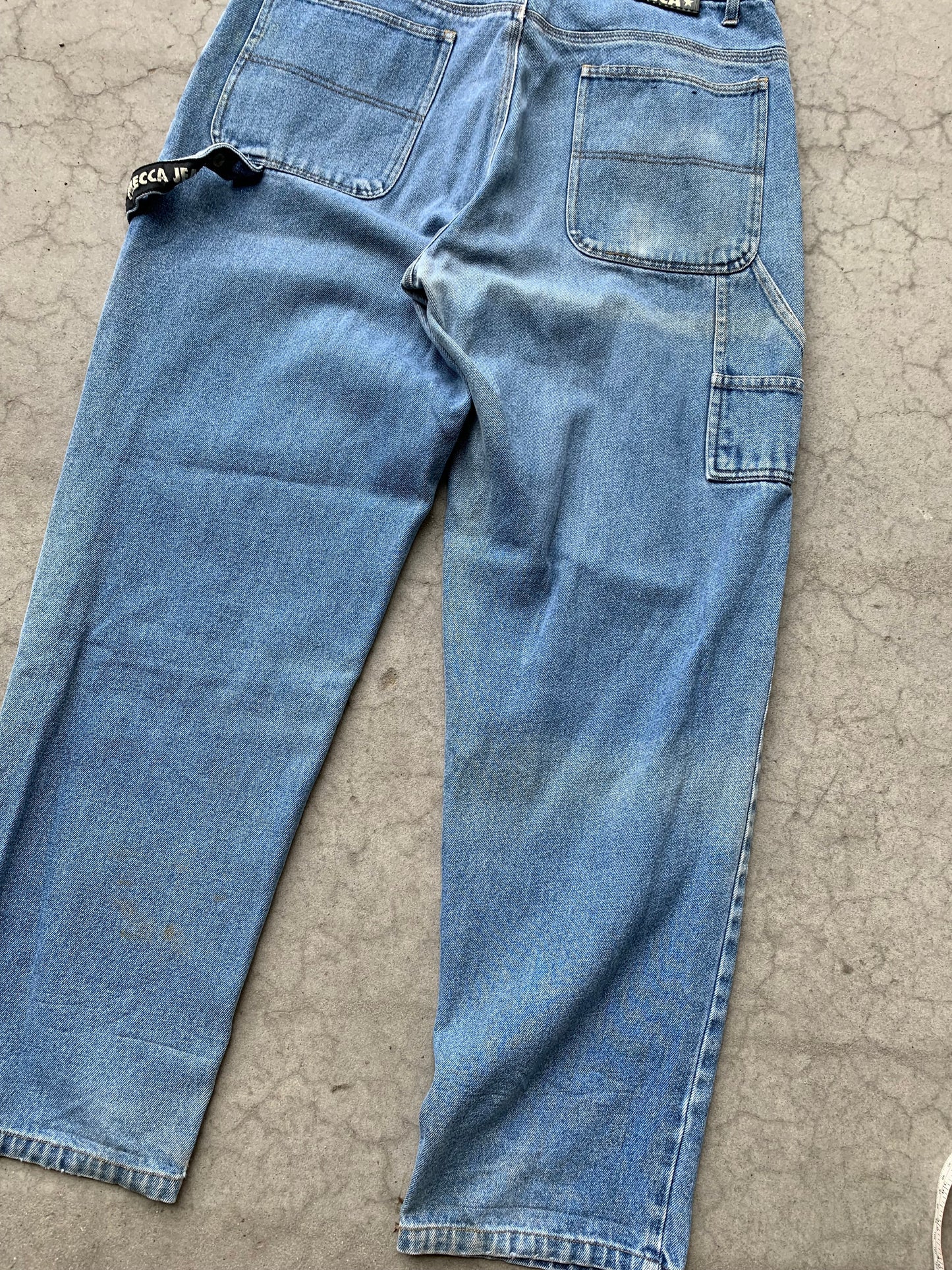 (34”) Sunfaded Y2K Mecca Carpenter Jeans