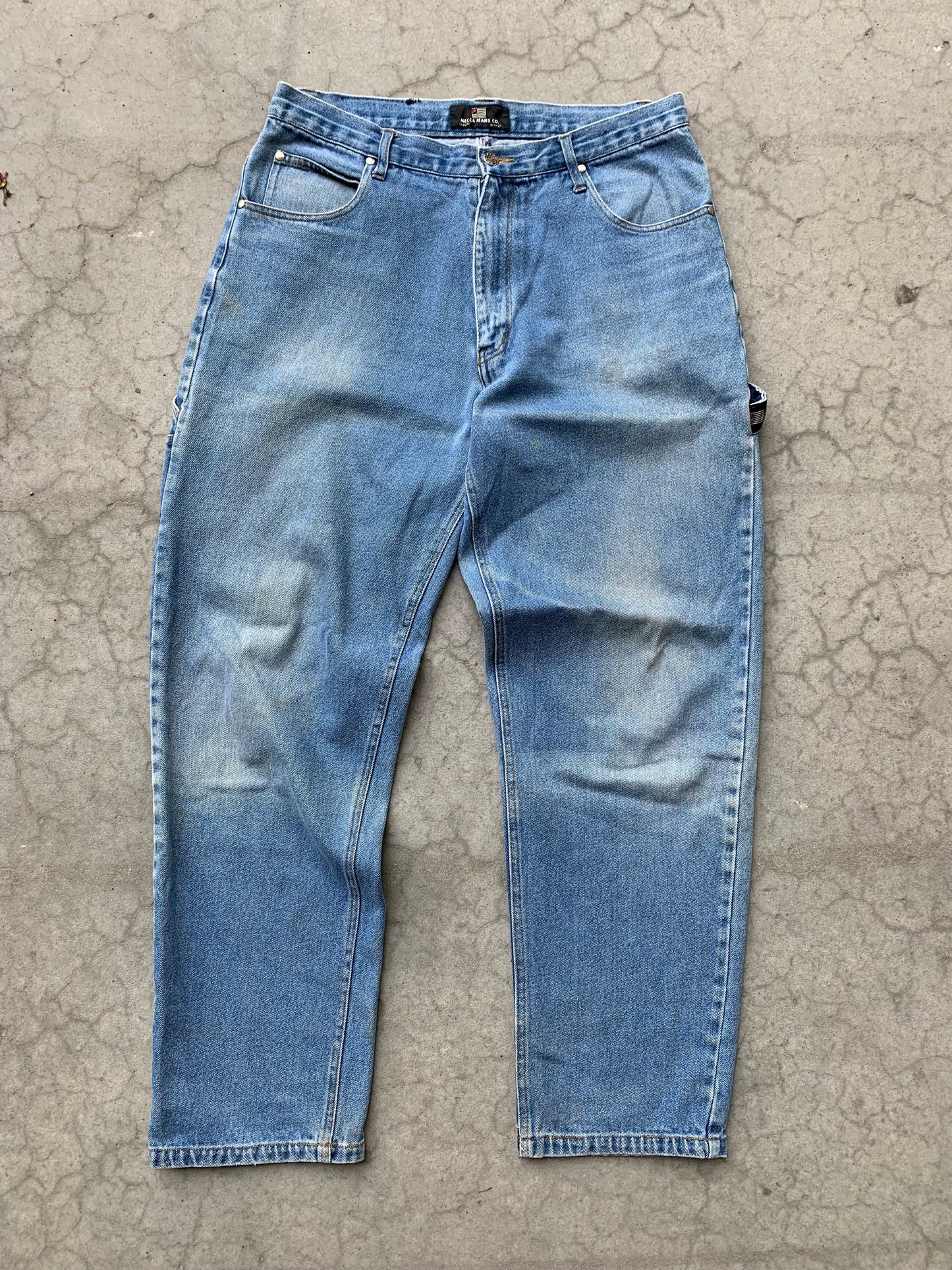 (34”) Sunfaded Y2K Mecca Carpenter Jeans