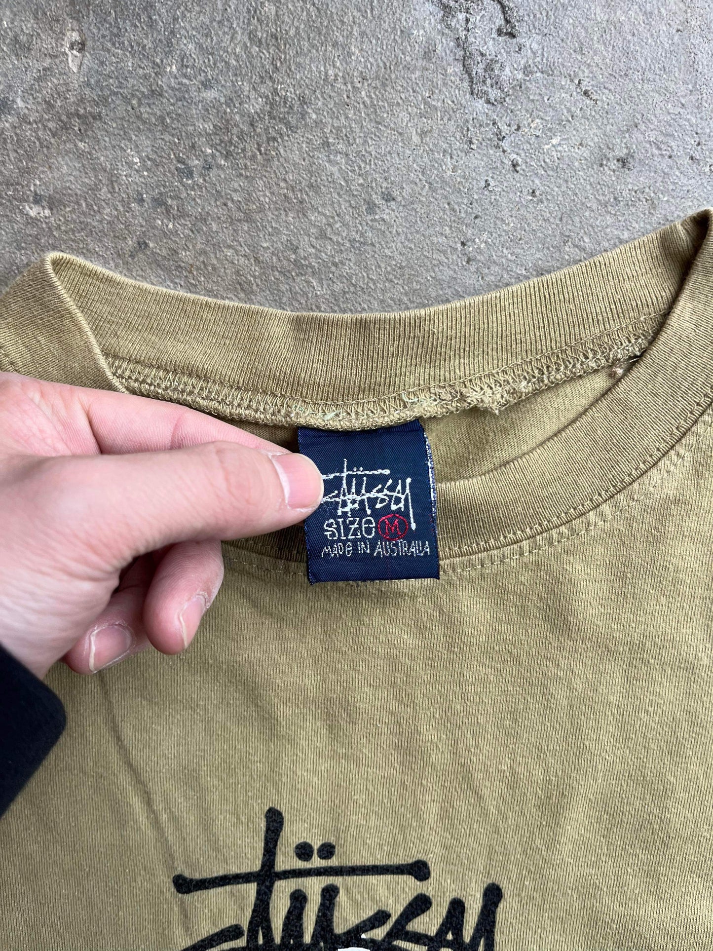 (L/XL) Vintage Stussy Dijon Tee