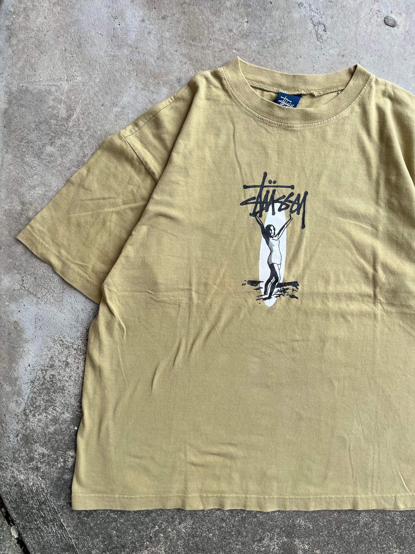 (L/XL) Vintage Stussy Dijon Tee