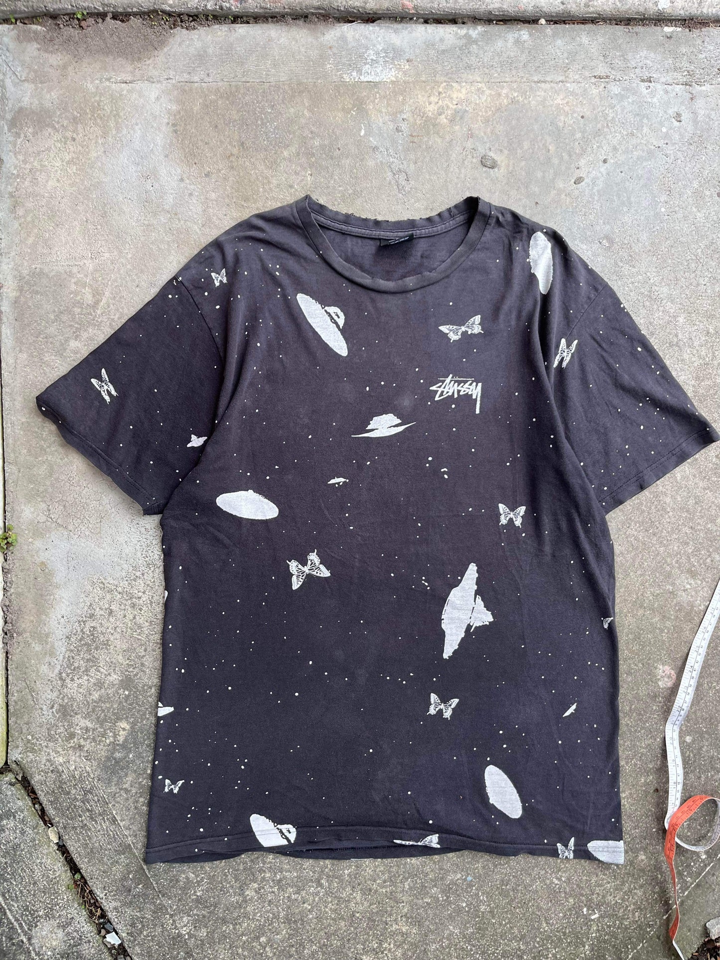 (L/XL) Stussy Butterfly Effect Tee