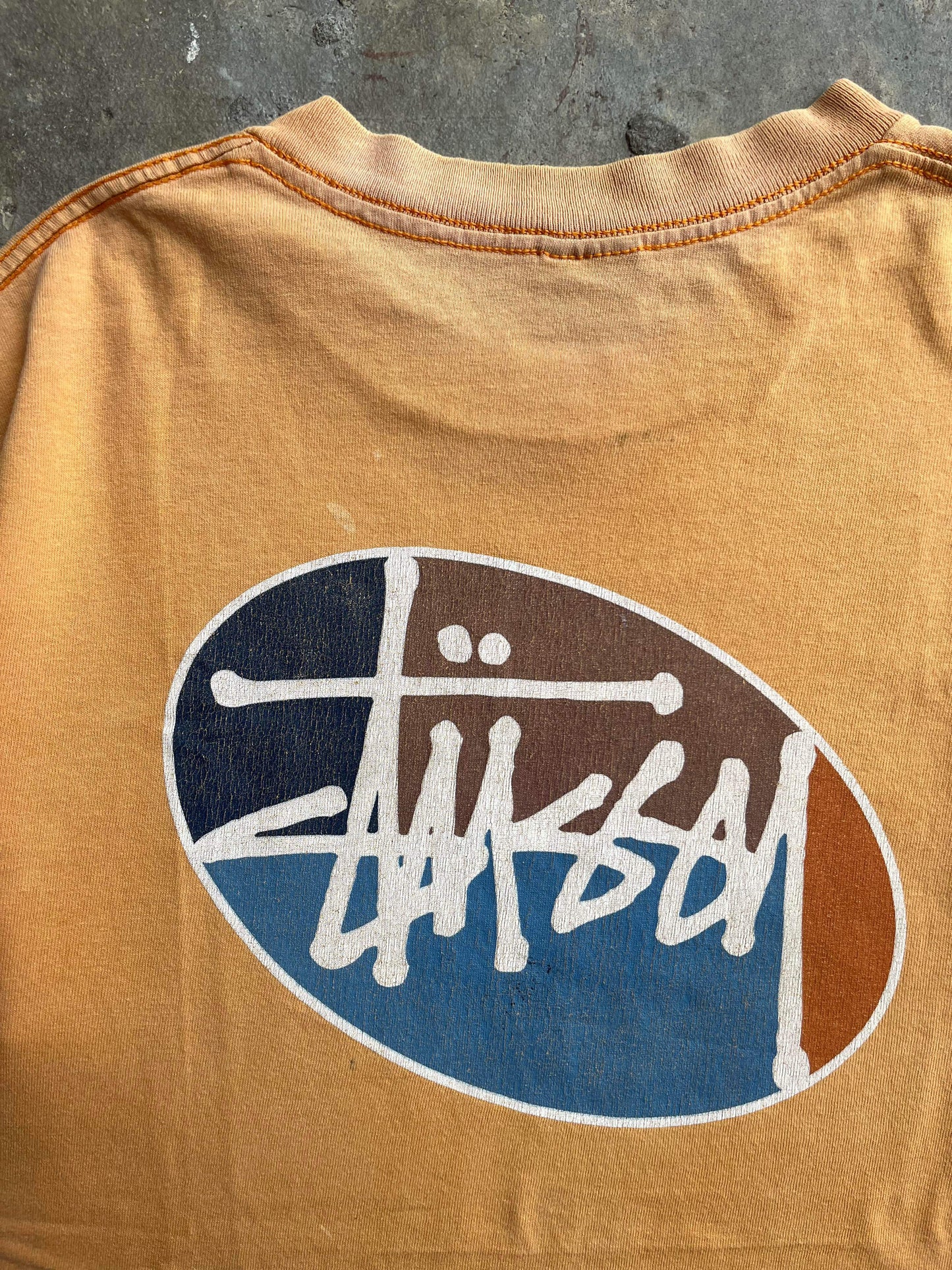 (M) 90’s Stussy Gradient Sunfaded Tee