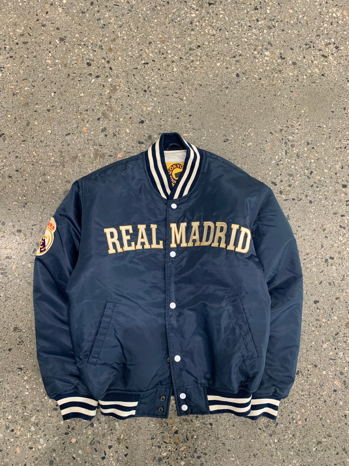 (S/M) Real Madrid Varsity Jacket