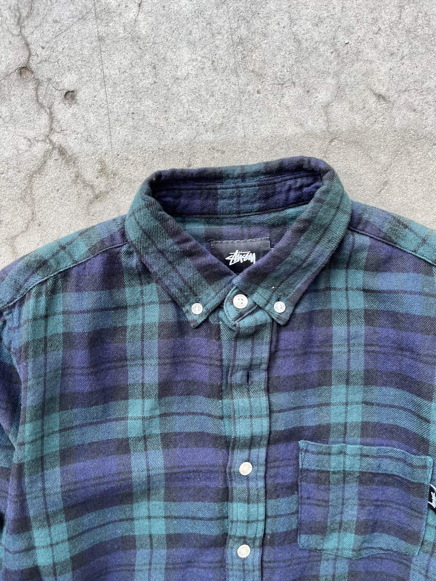 (M/L) Stussy Plaid Flannel