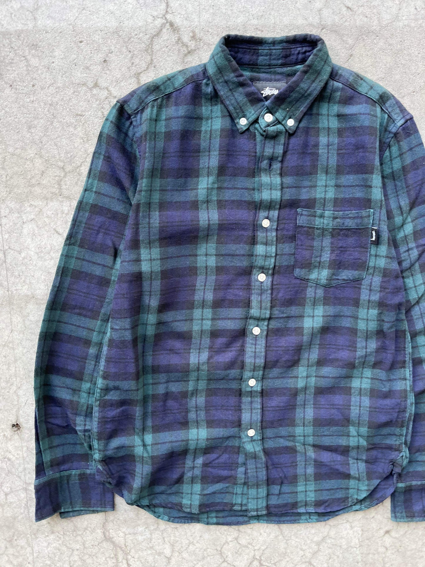 (M/L) Stussy Plaid Flannel