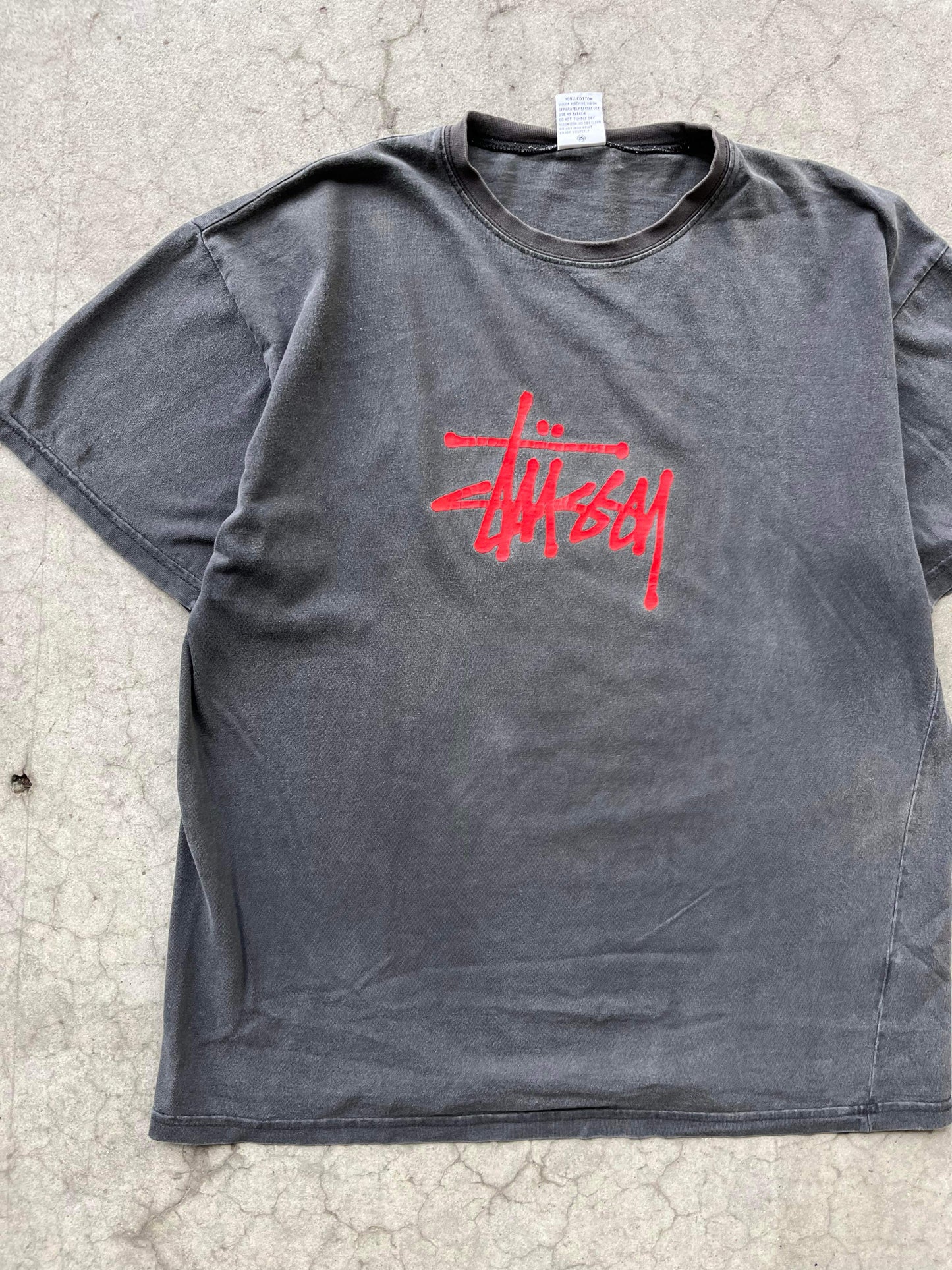 (M/L) 90s Stussy Red Script