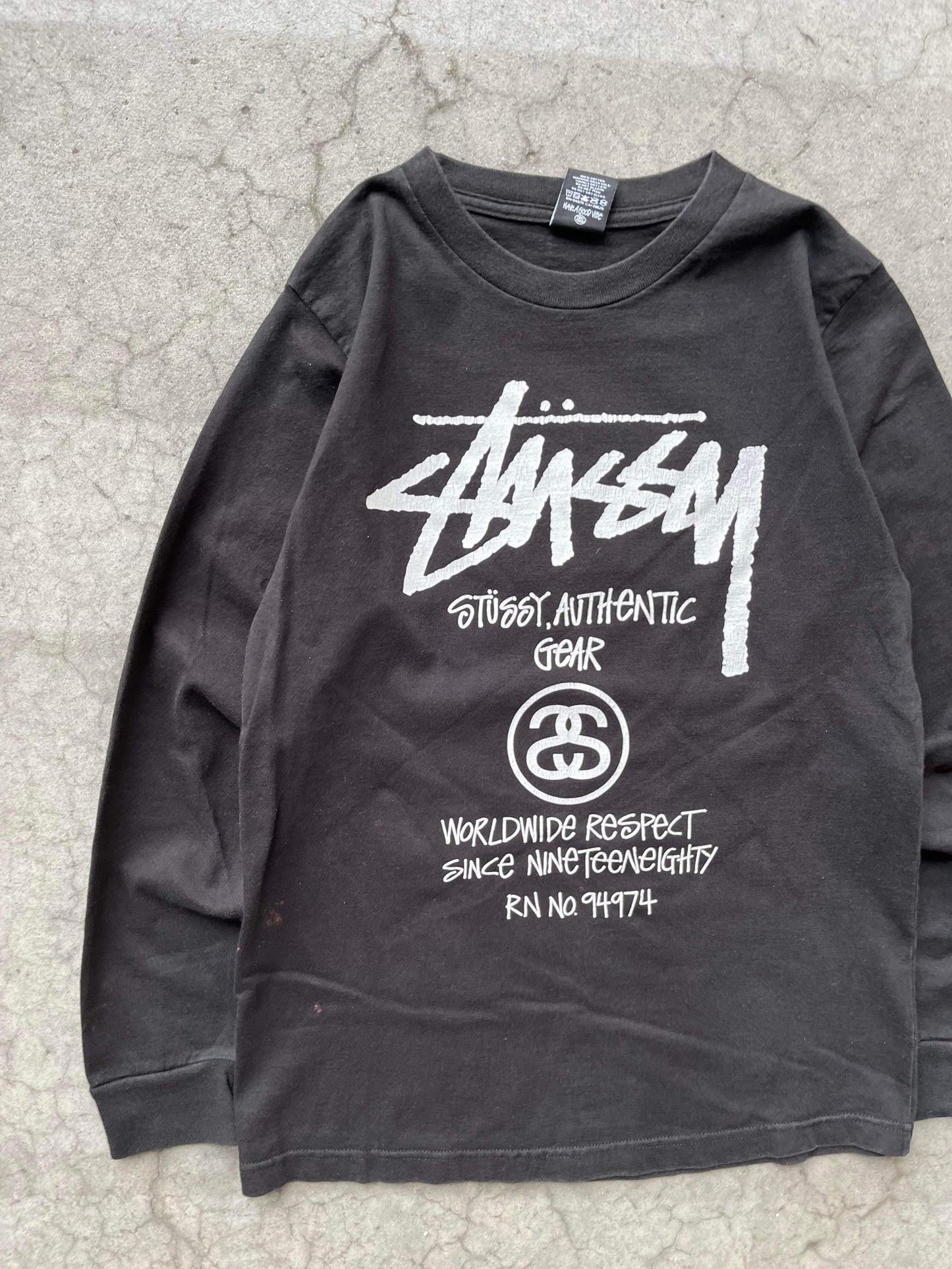 (M) Stussy Authentic Gear LS