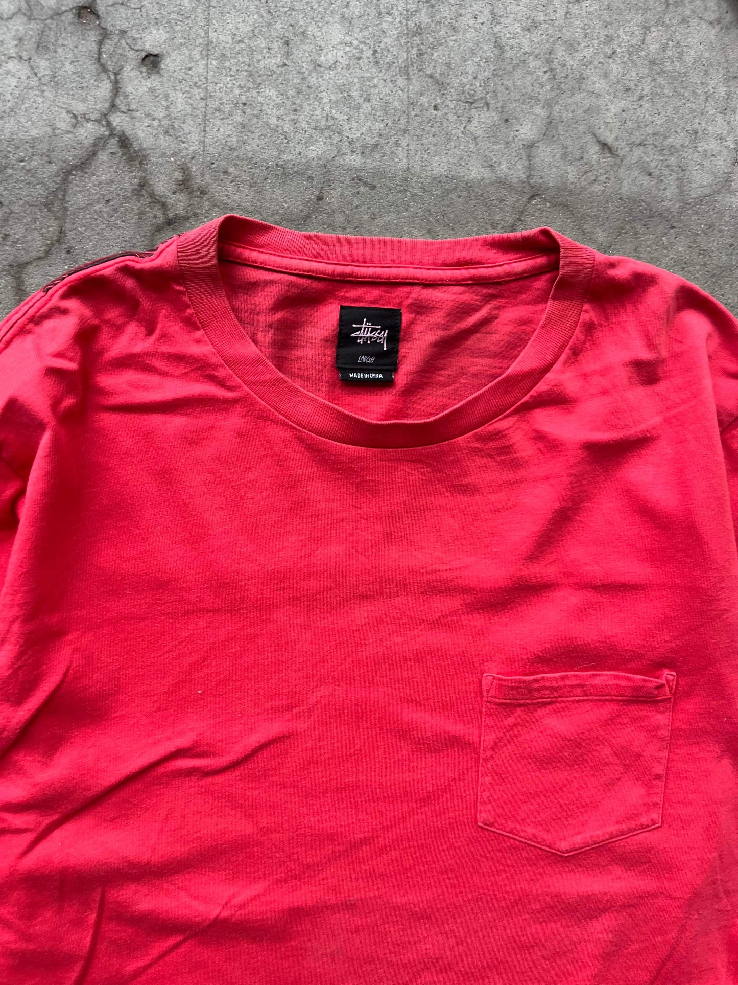 (L/XL) Stussy Pocket LS