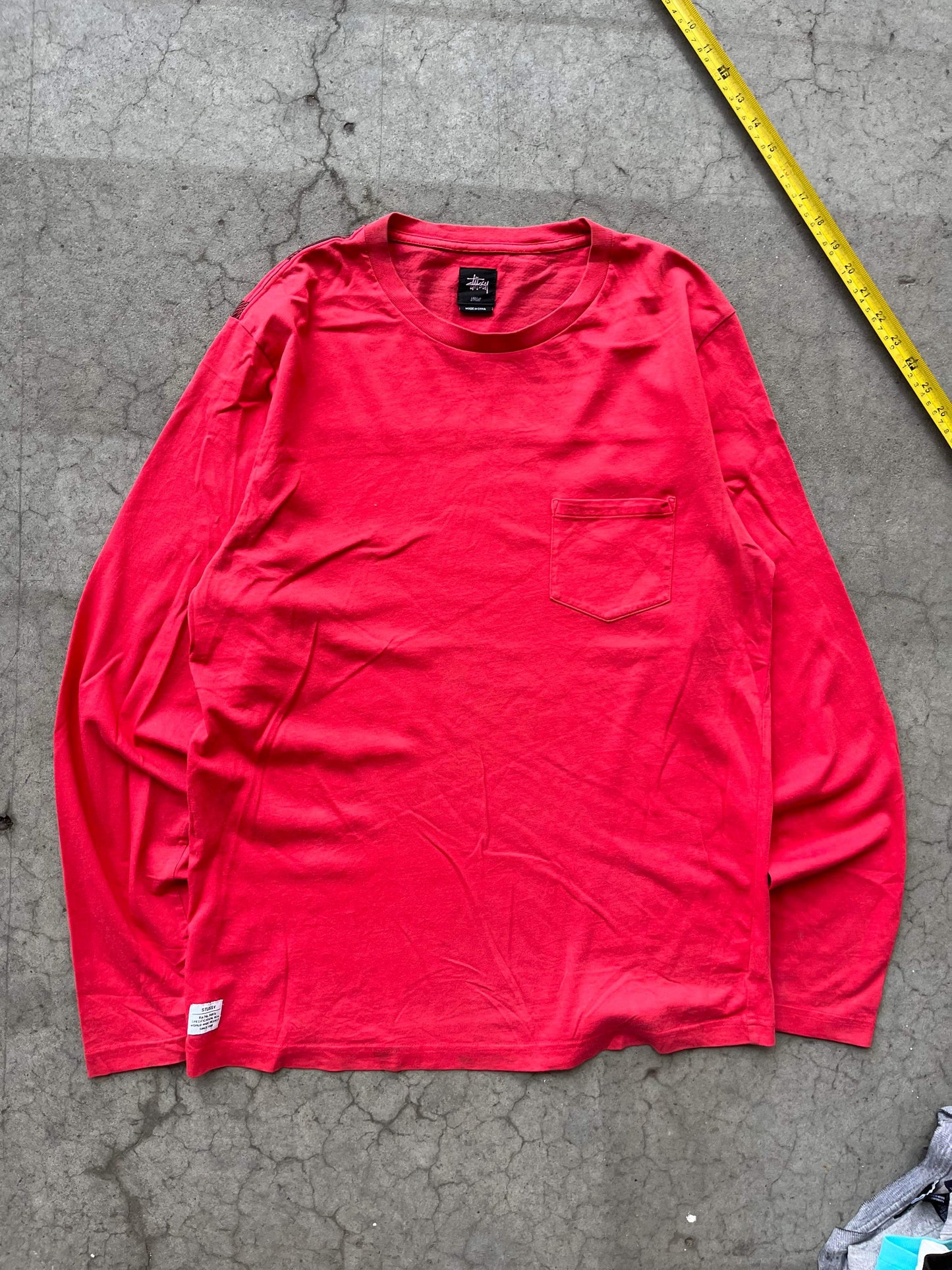 (L/XL) Stussy Pocket LS