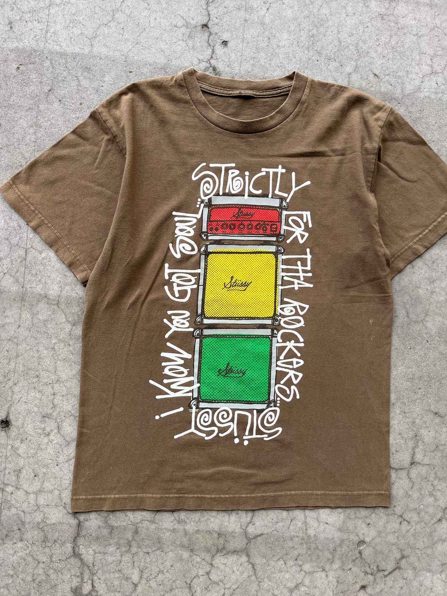 (M) Vintage Brown Stussy Tee