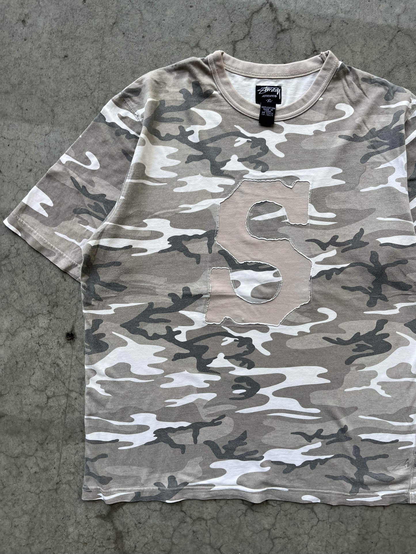 (XL/2X) Stussy Camo S Tee