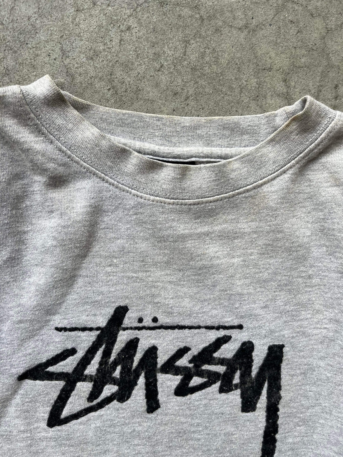 (L) Stussy Script Crewneck