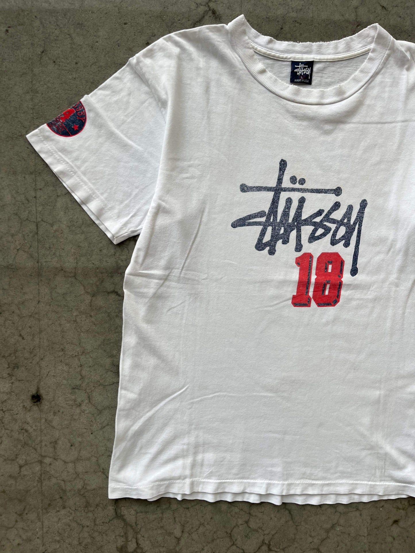 (L) 90’s Stussy 18 Tee