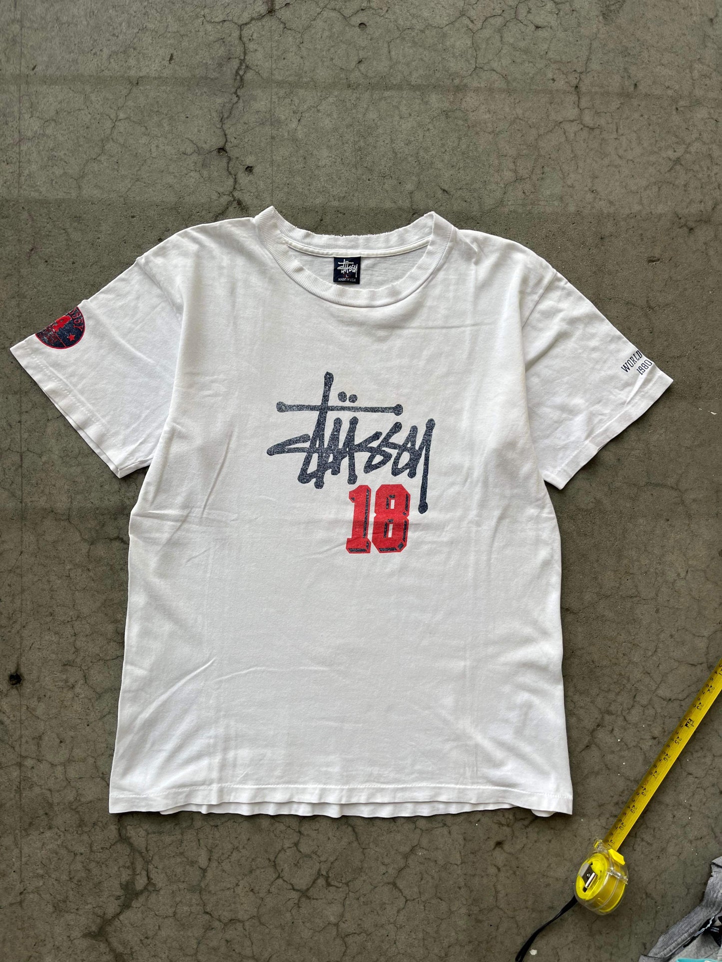 (L) 90’s Stussy 18 Tee