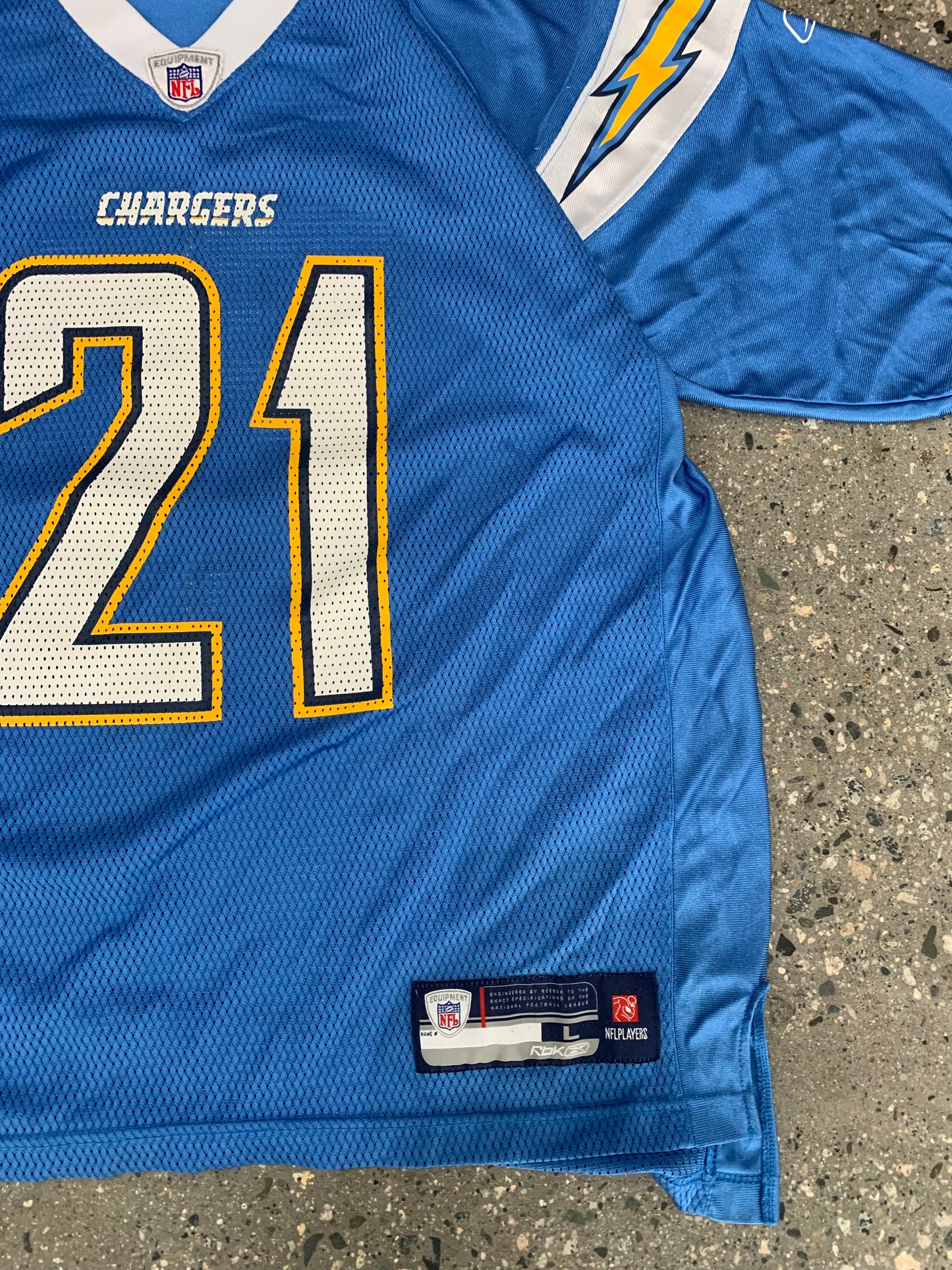 (L) Reebok San Diego Chargers NFL Jersey