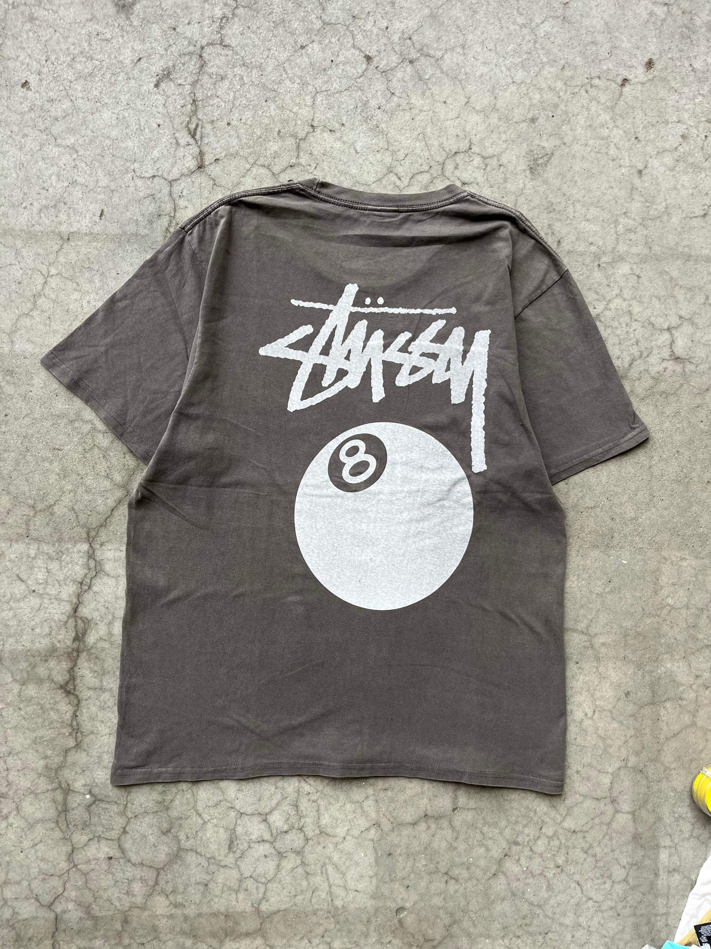 (L/XL) Sunfaded Stussy 8ball