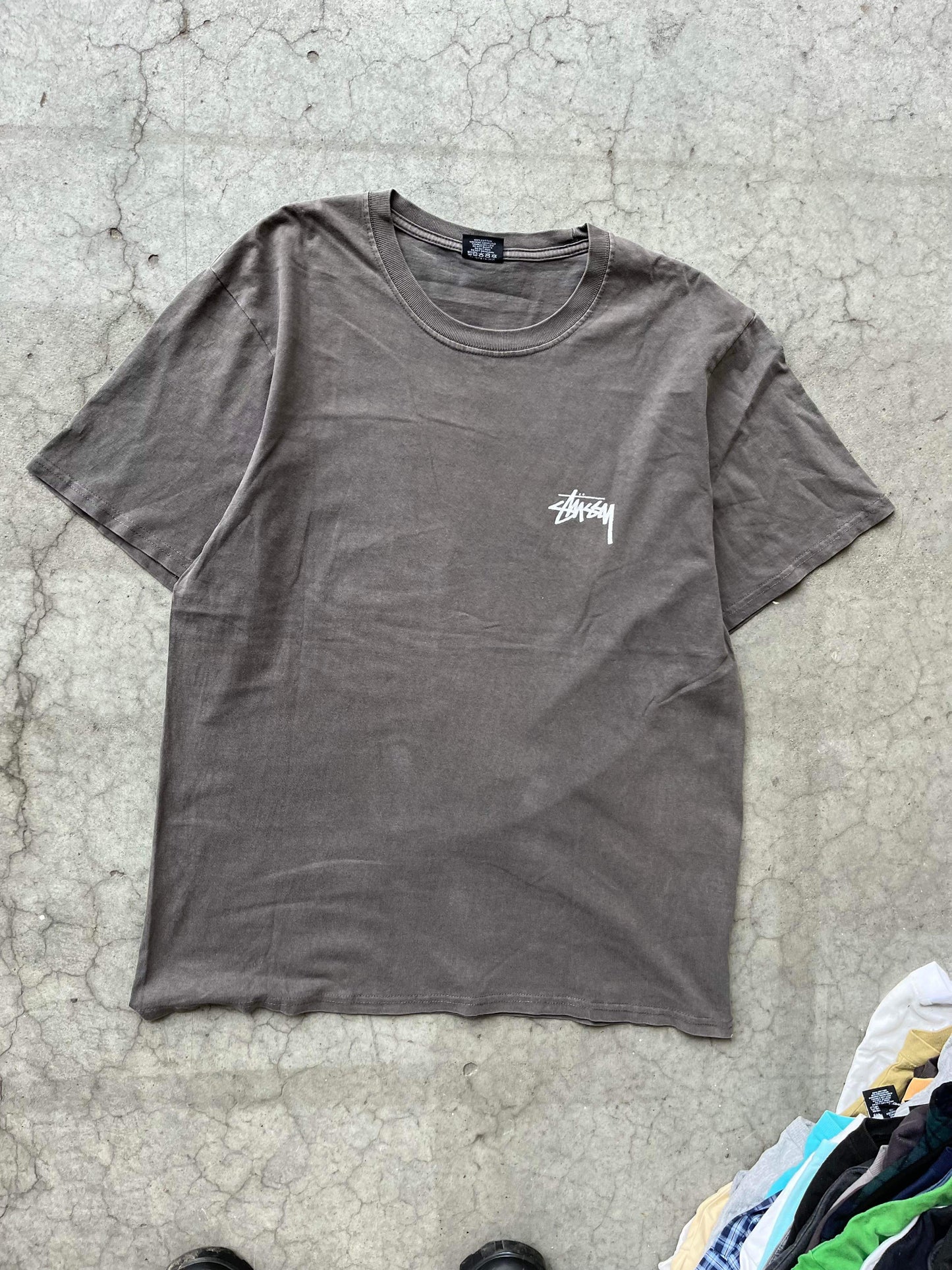 (L/XL) Sunfaded Stussy 8ball