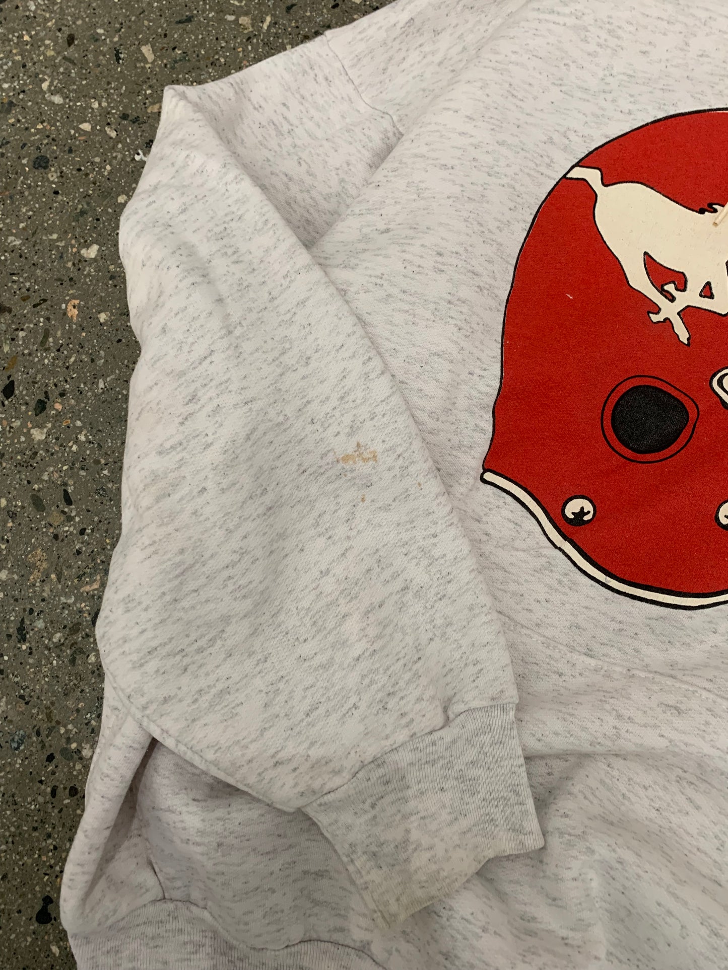 (XS) 1994 Boxy CFL Calgary Stampeders Hoodie