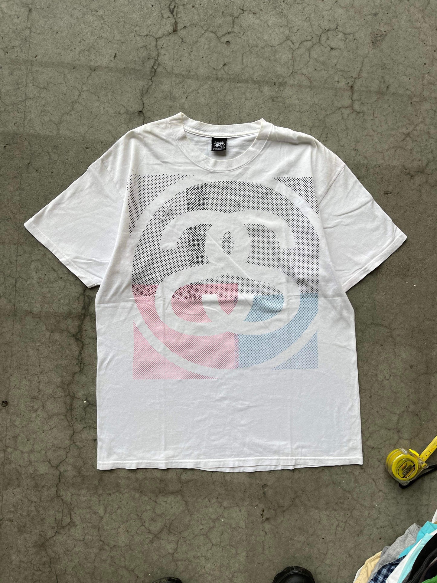 (L) 00’s Stussy White Tee