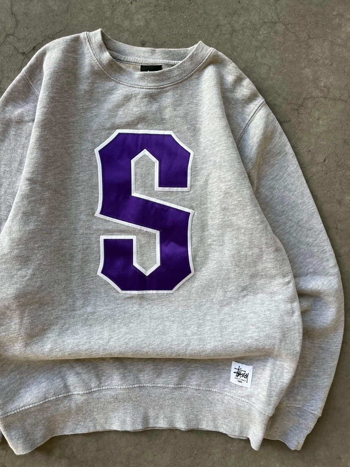 (S/M) Stussy S Logo Crewneck