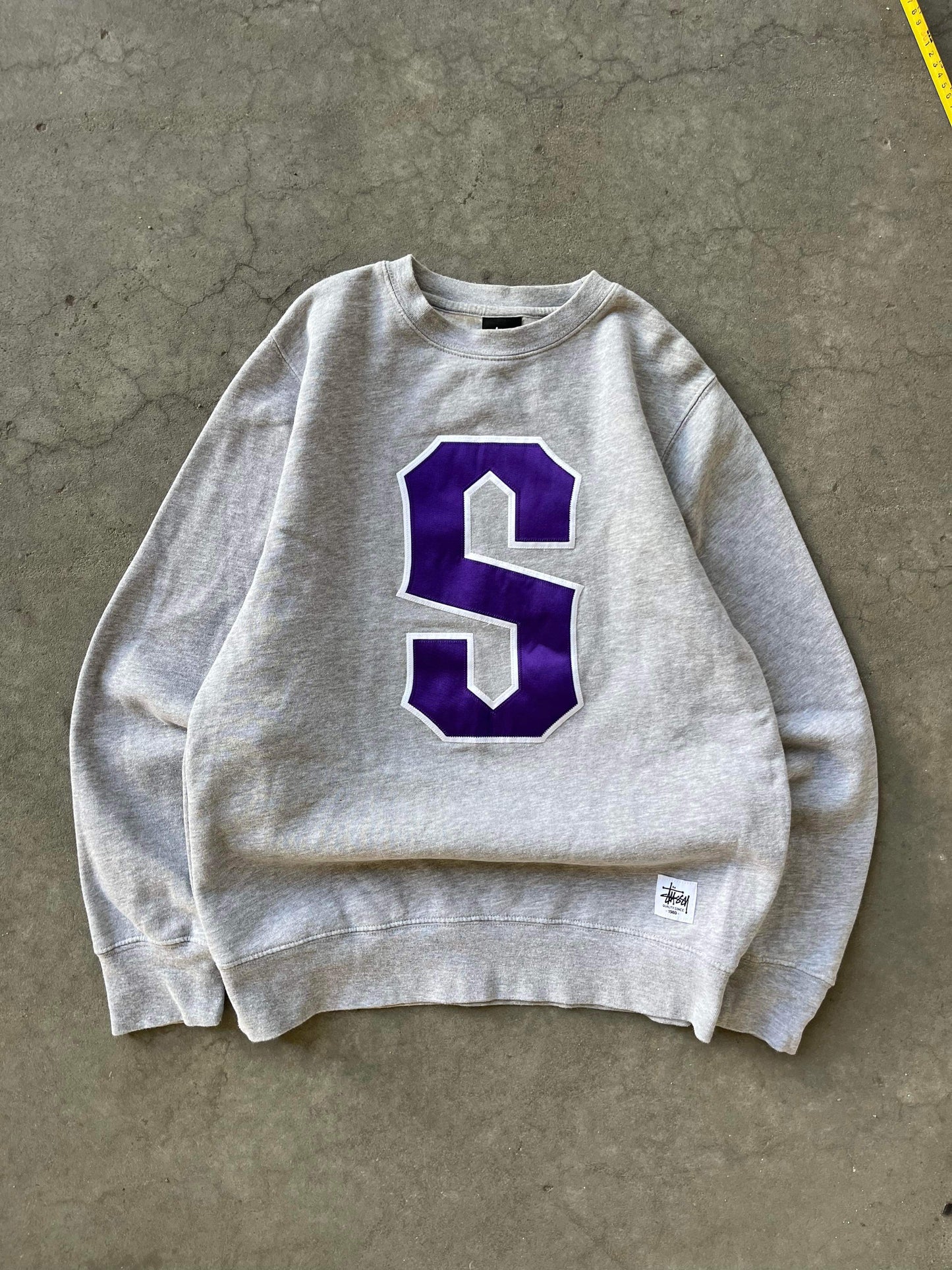 (S/M) Stussy S Logo Crewneck