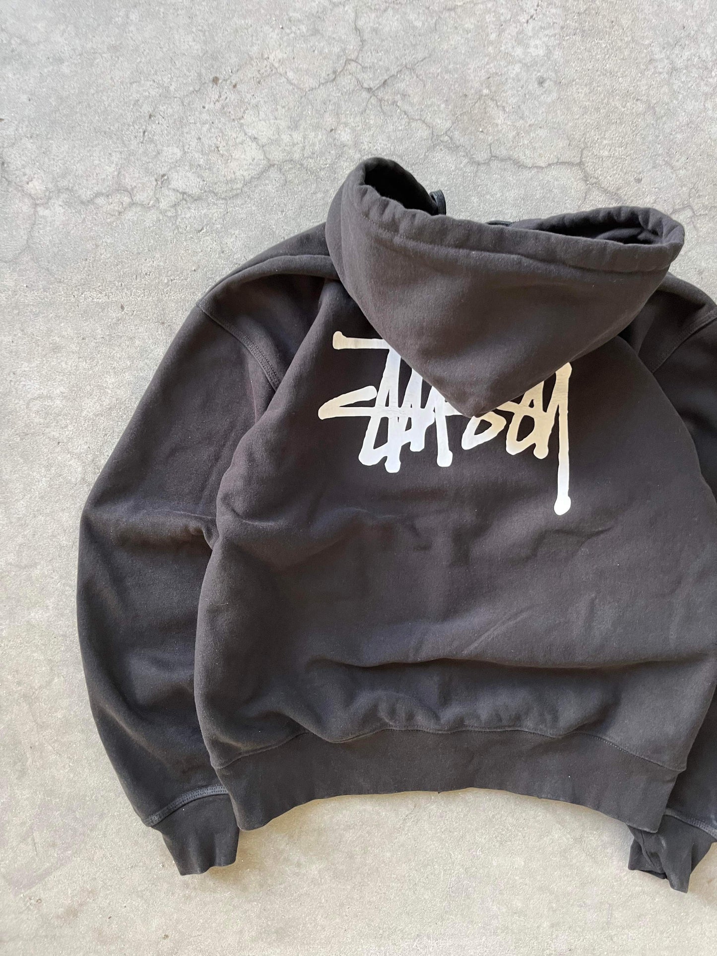 (2X) Stussy Thick Zip Up Hoodie