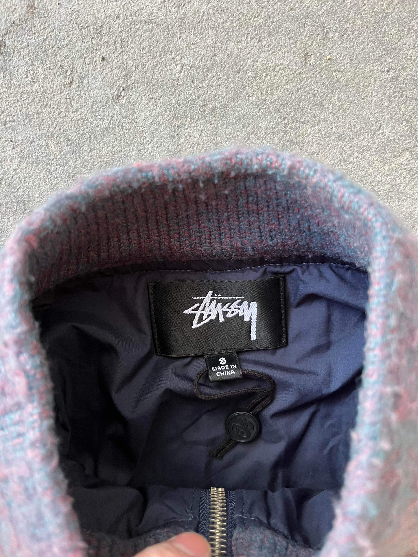 (M/L) Stussy Fleece Zip Up