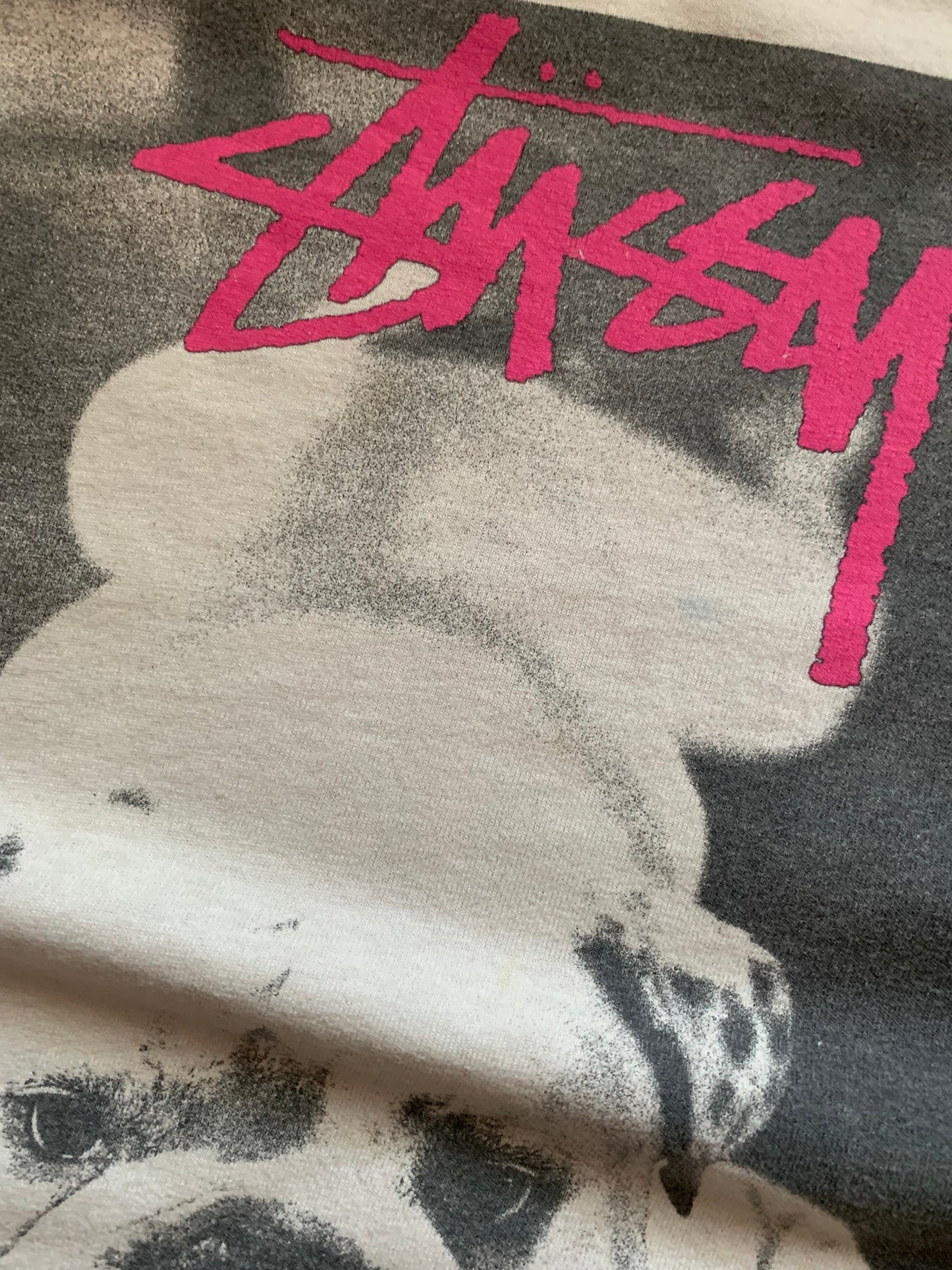 (XL/2X) Mid 2000s Stussy Pug Tee