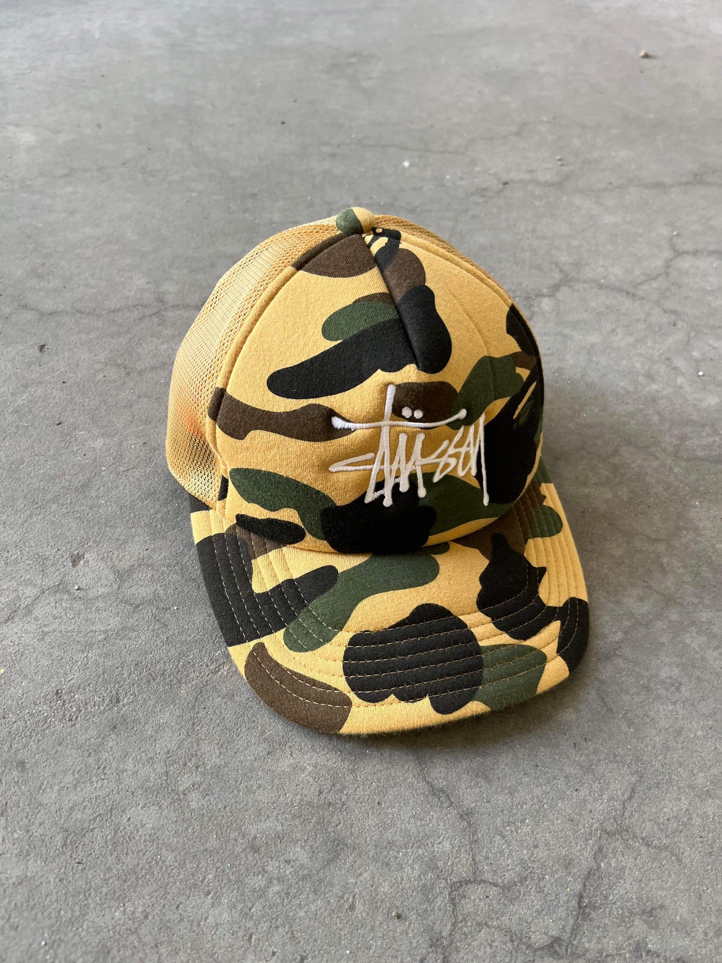 (OSFA) Stussy x BAPE Trucker Hat