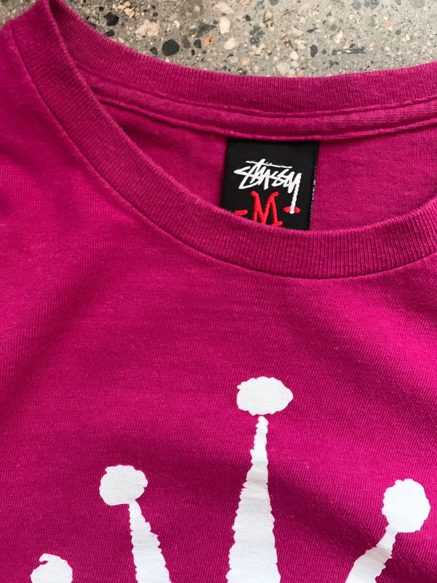 (S/M) Mid 2000s Stussy Crown Tee