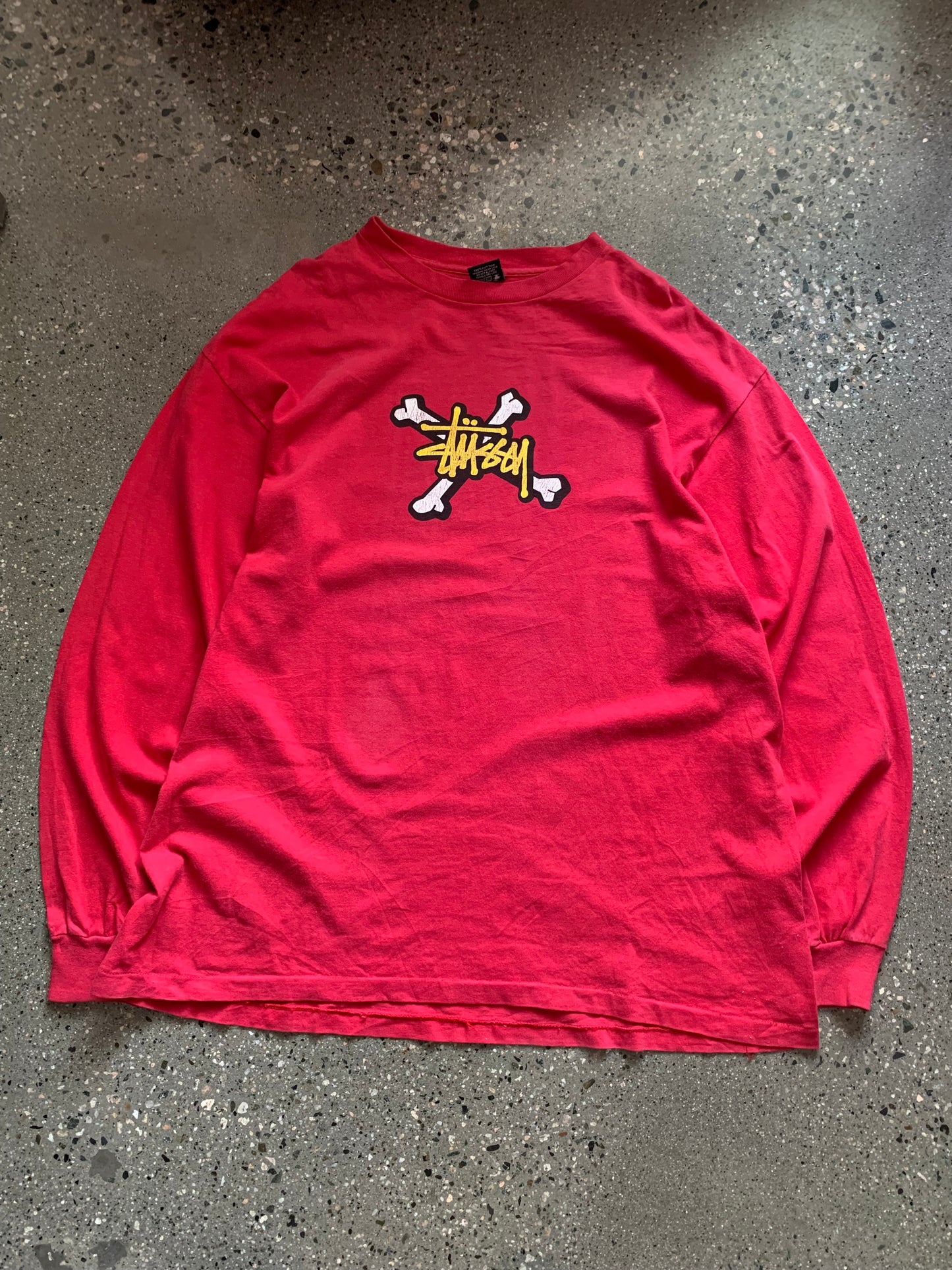 (XL/2X) 90’s Stussy Red LS