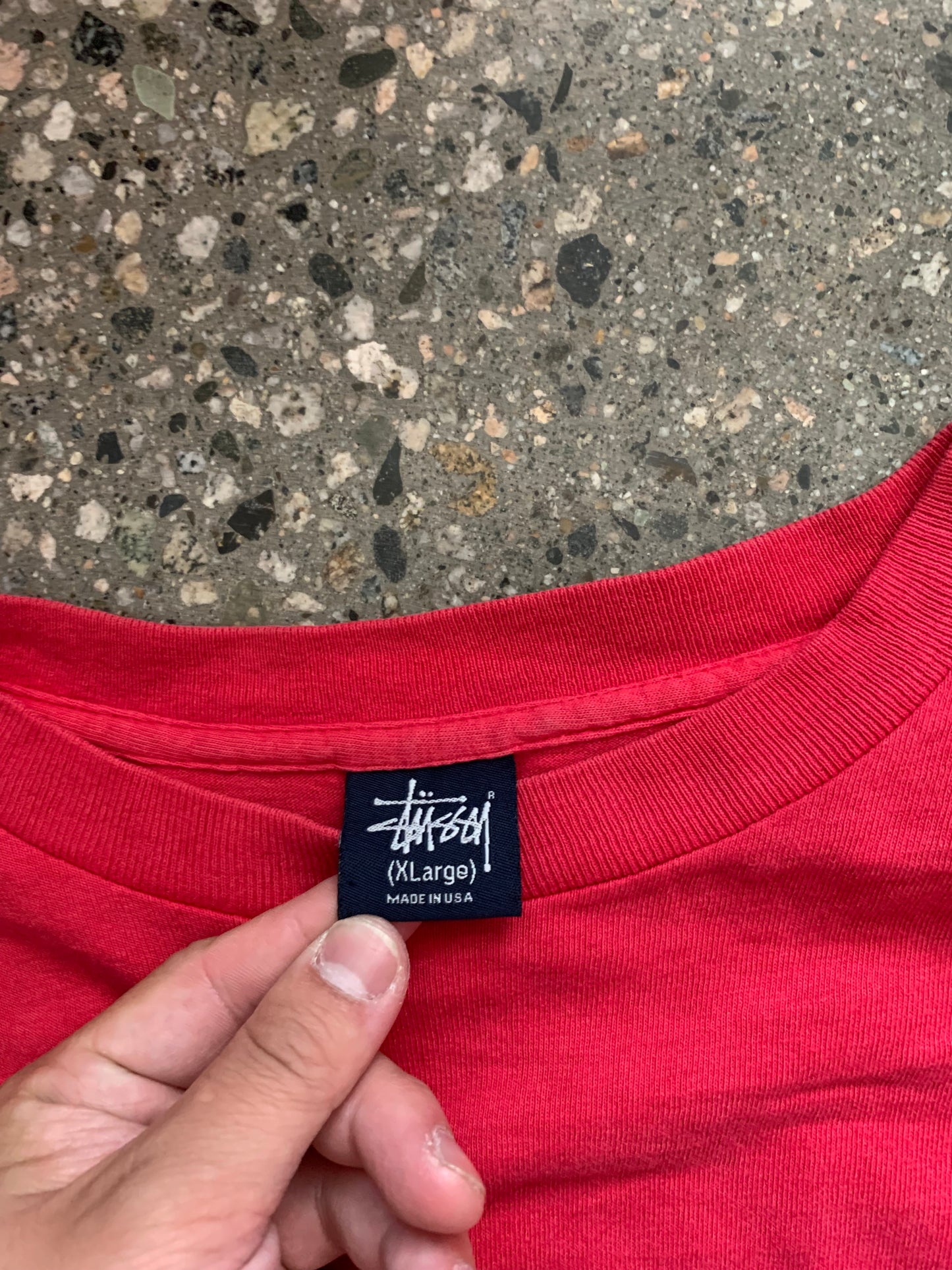 (XL/2X) 90’s Stussy Red LS