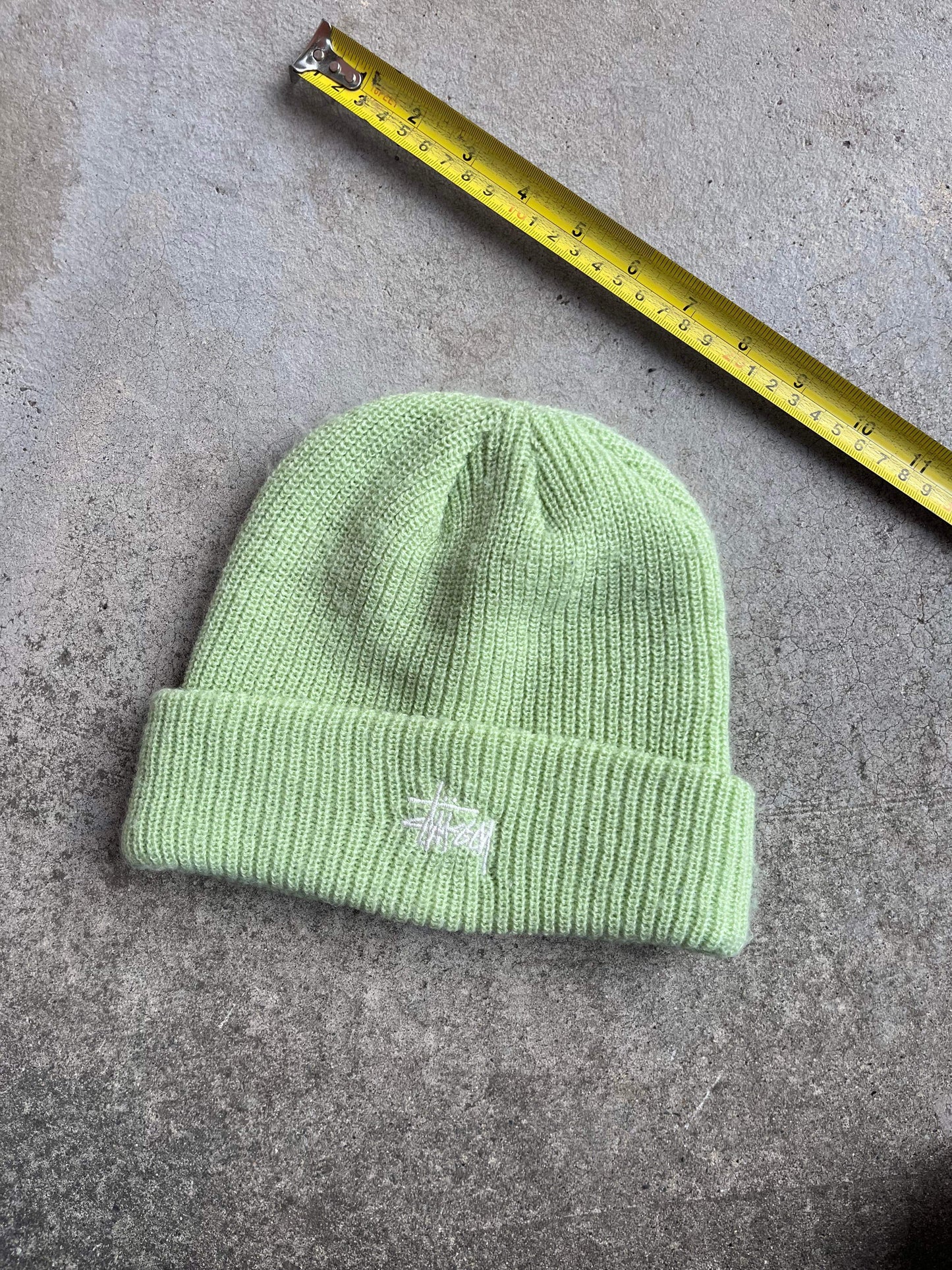 (OSFA) Stussy Avocado Green Beanie