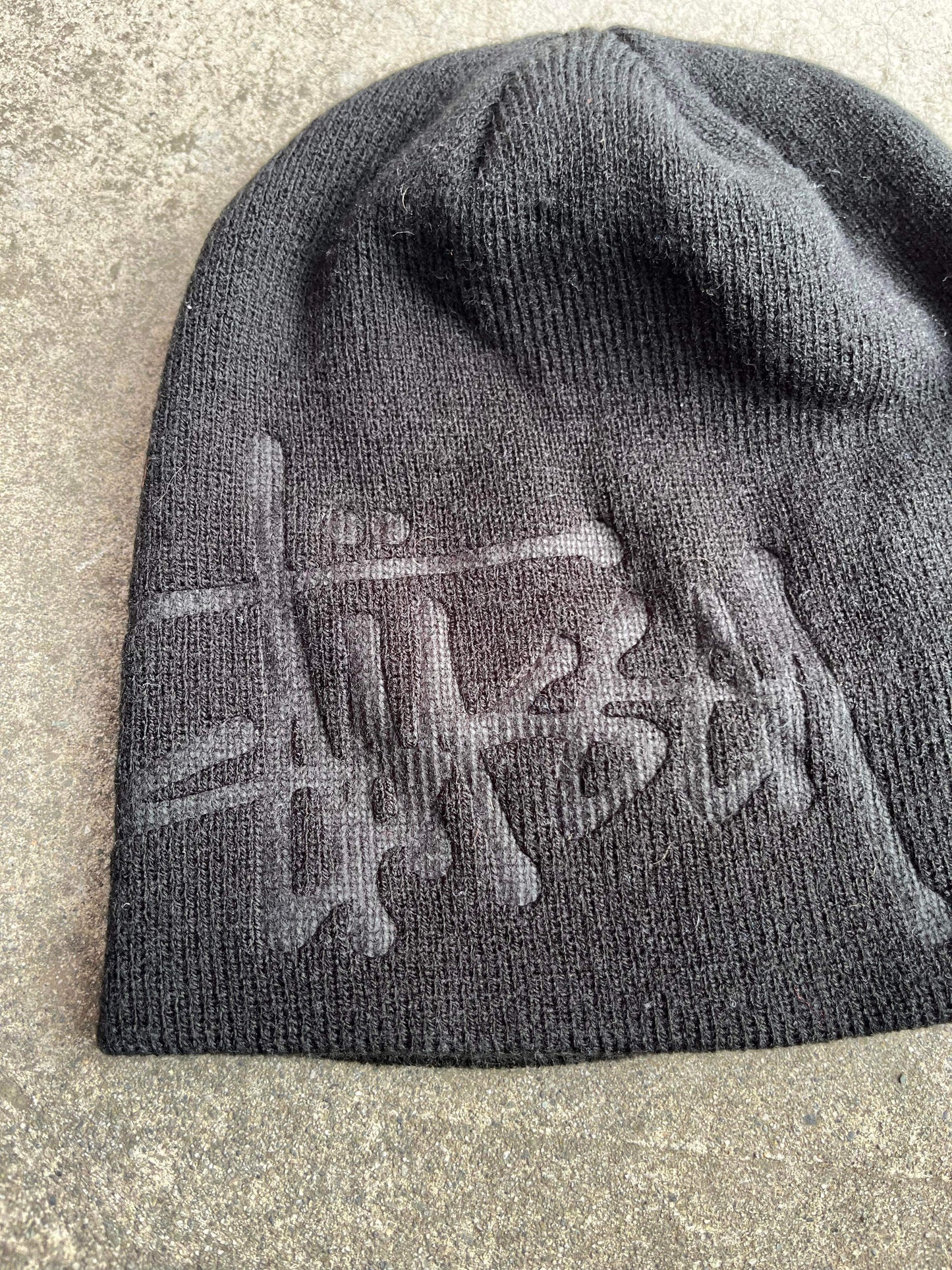 (OSFA) Stussy Script Skull Hat