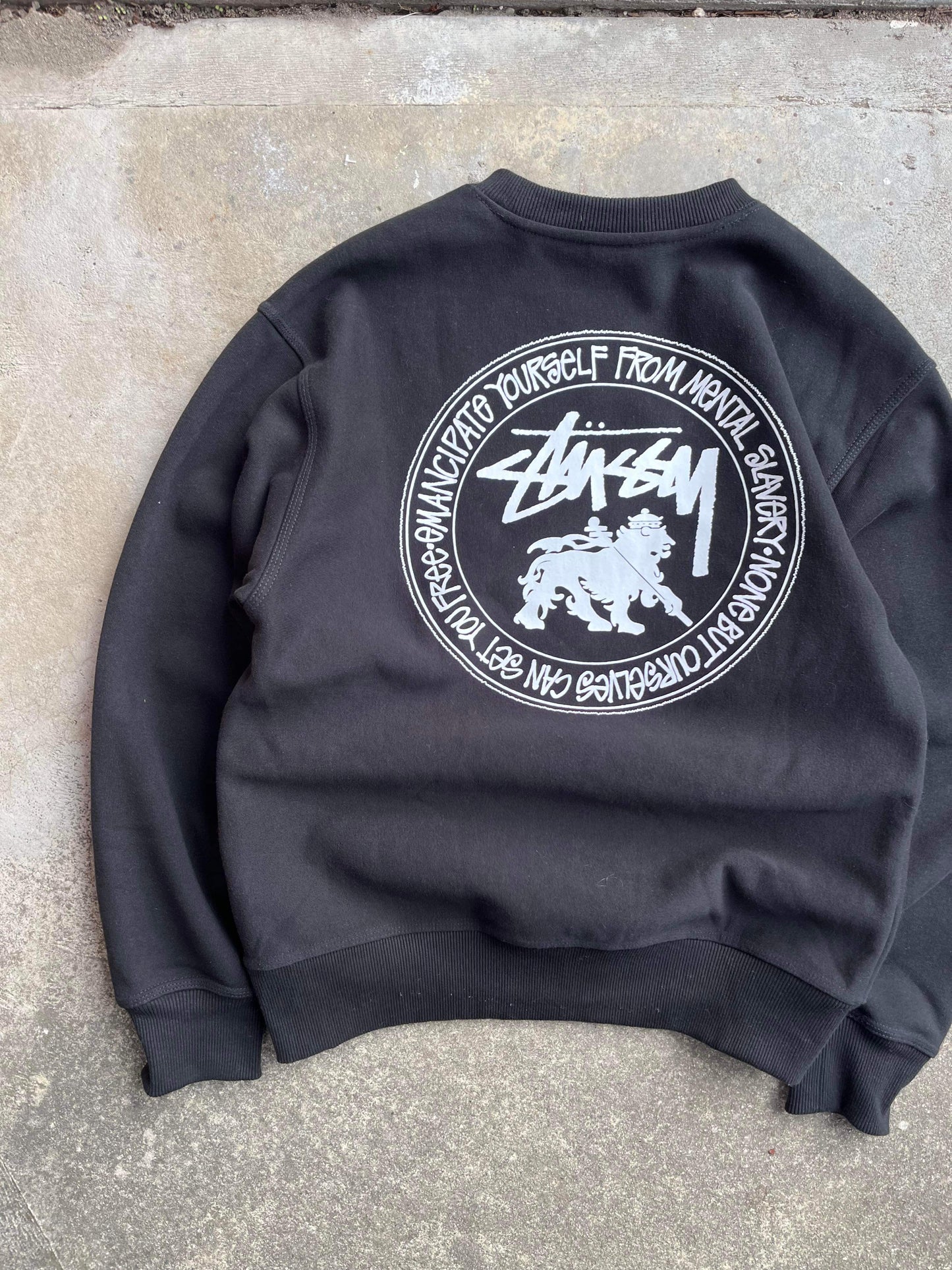 (S/M) Stussy Lion Crewneck